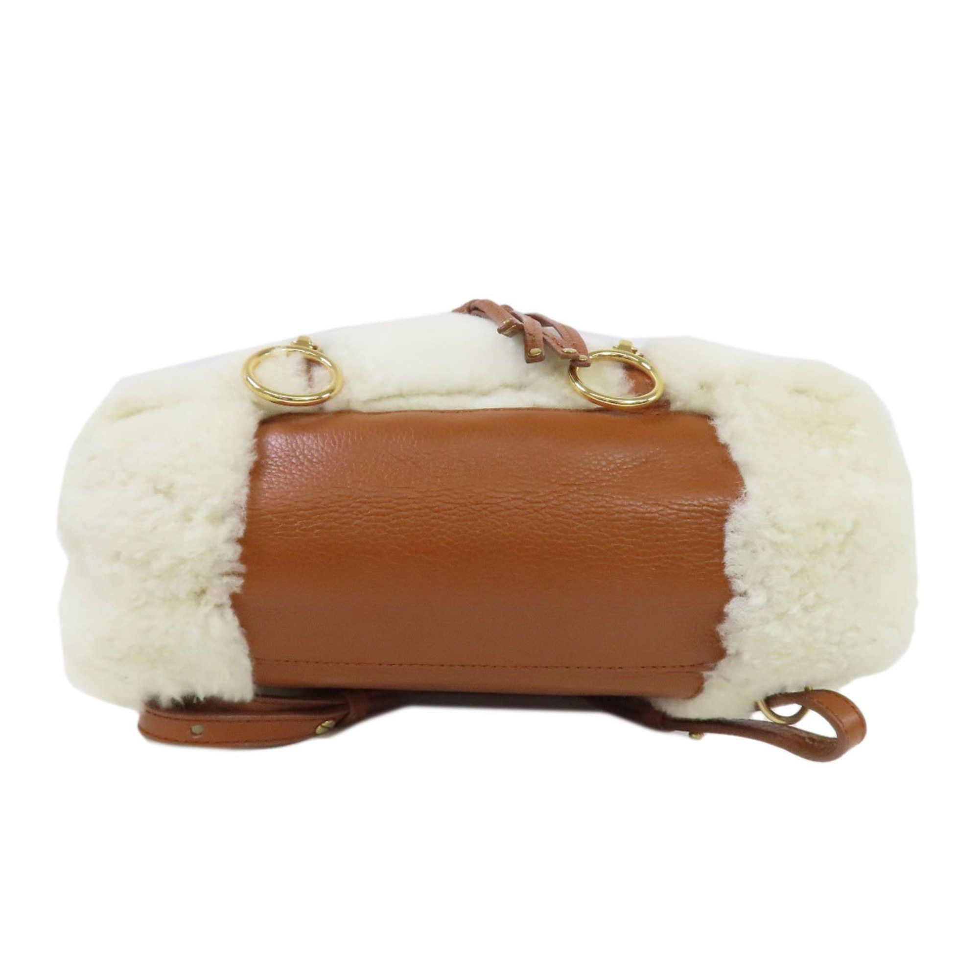 Chloe See by Chloé SEE BY CHLOE Fur Backpack/Daypack Leather Women's Size ONE SIZE - 4 Thumbnail