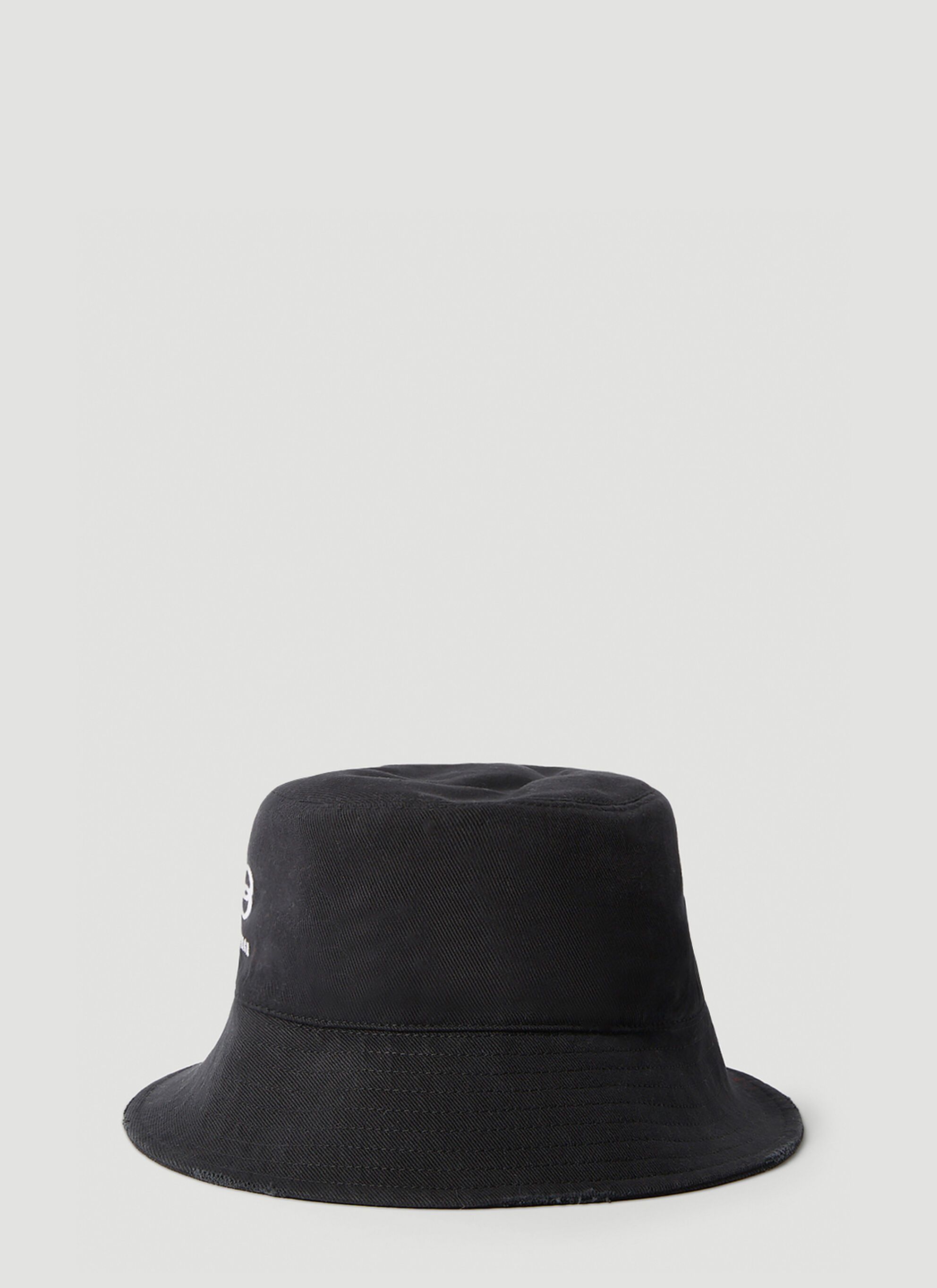 Balenciaga Logo Embroidery Bucket Hat Size ONE SIZE - 2 Thumbnail