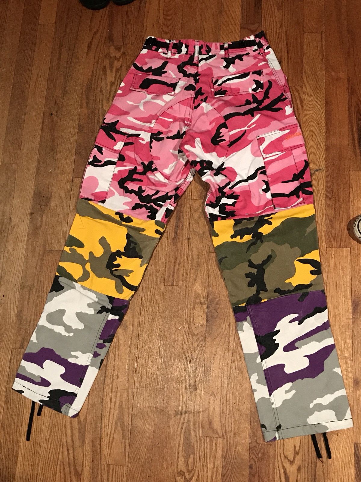 Gnarcotic x Superrradical “Four Loko” Tri-Color Camo Cargo Pants