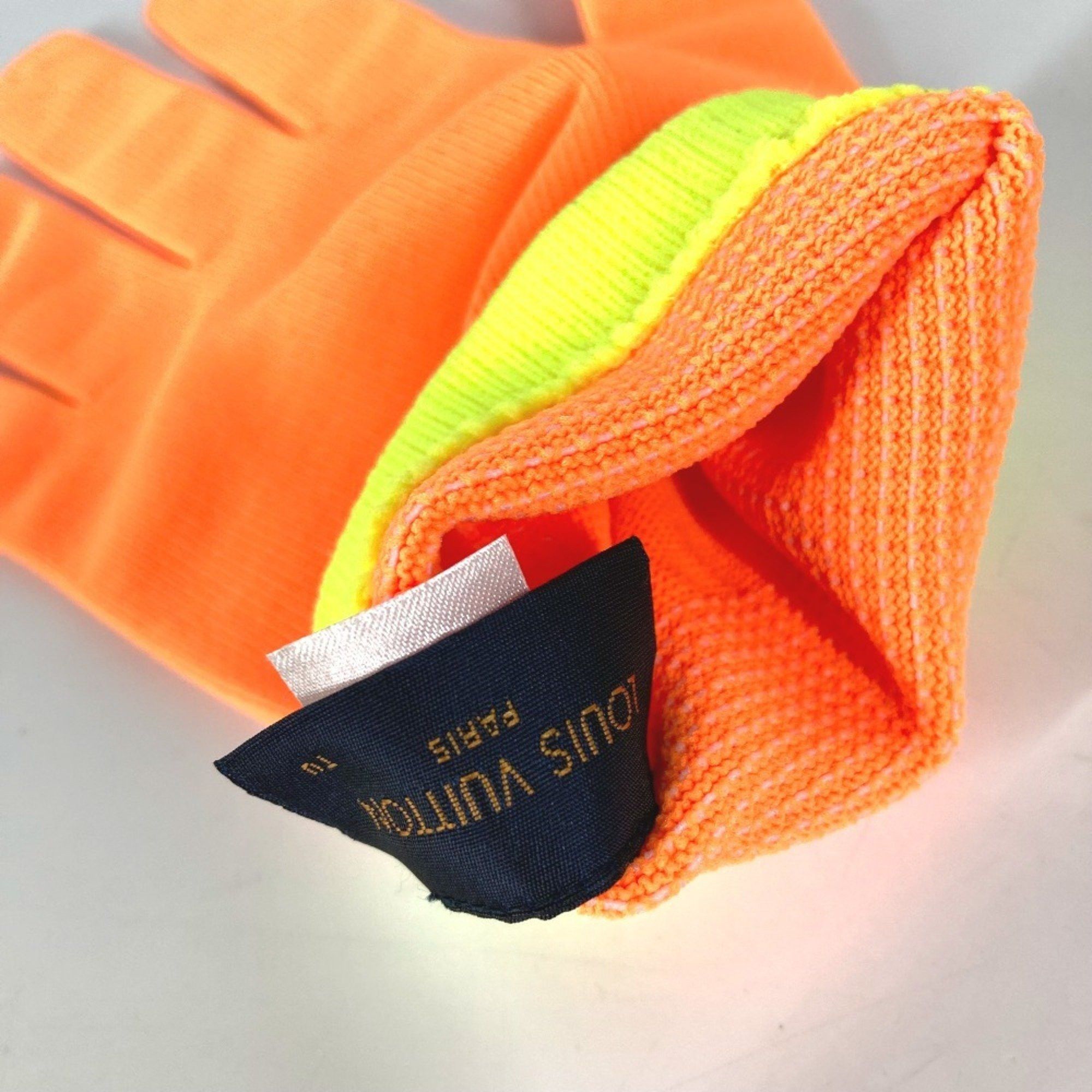 Louis Vuitton LOUIS VUITTON MP2371 Gon RGB Gloves Work Nylon Polyurethane Men's Orange Size ONE SIZE - 2 Thumbnail