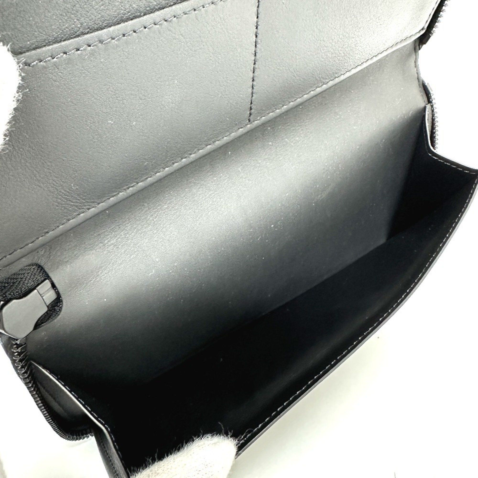 Louis Vuitton LOUIS VUITTON M69047 Monogram Zippy Wallet Vertical Long Taurillon Leather Men's Black Size ONE SIZE - 11 Thumbnail