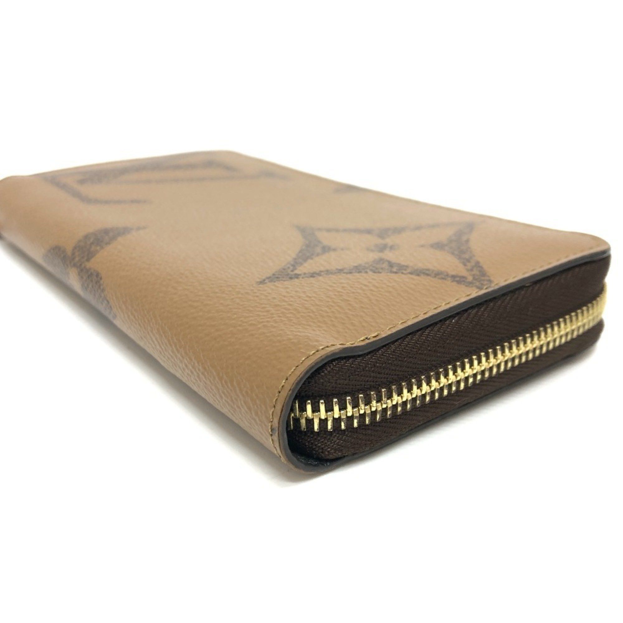 Louis Vuitton LOUIS VUITTON M67687 Monogram Giant Zippy Wallet Long Reverse Canvas Women's Brown Size ONE SIZE - 5 Thumbnail