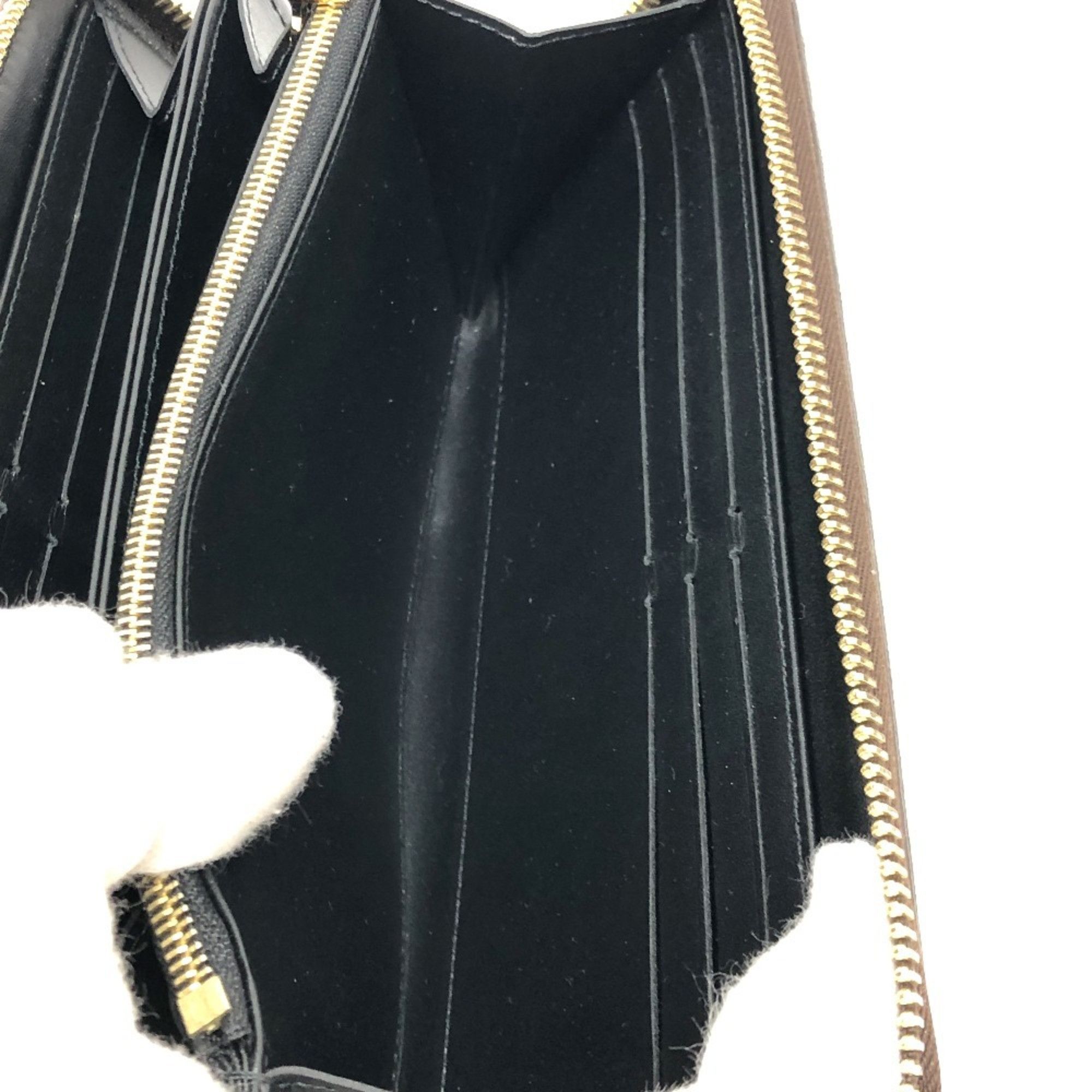 Louis Vuitton LOUIS VUITTON M67687 Monogram Giant Zippy Wallet Long Reverse Canvas Women's Brown Size ONE SIZE - 8 Thumbnail