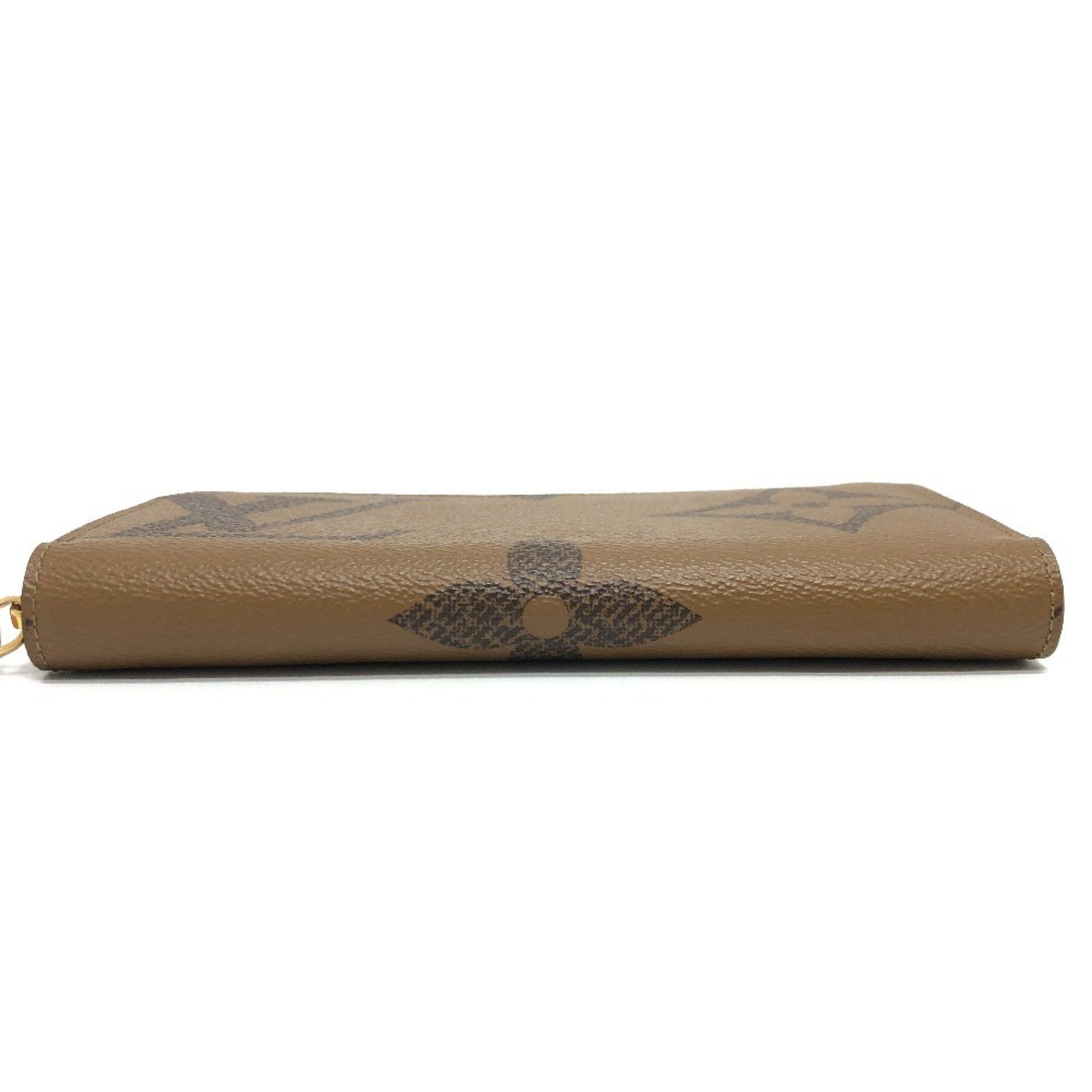 Louis Vuitton LOUIS VUITTON M67687 Monogram Giant Zippy Wallet Long Reverse Canvas Women's Brown Size ONE SIZE - 4 Thumbnail