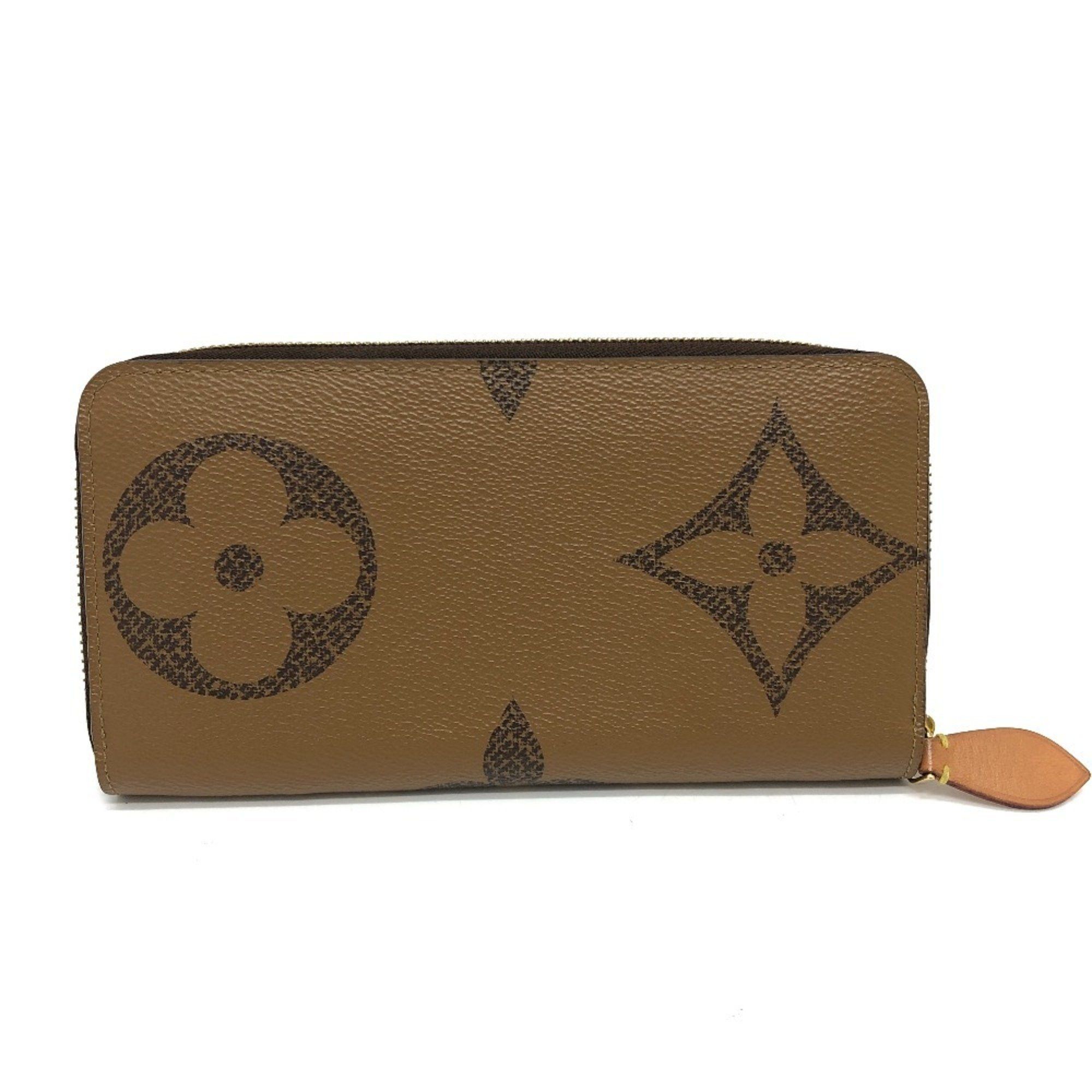 Louis Vuitton LOUIS VUITTON M67687 Monogram Giant Zippy Wallet Long Reverse Canvas Women's Brown Size ONE SIZE - 2 Thumbnail