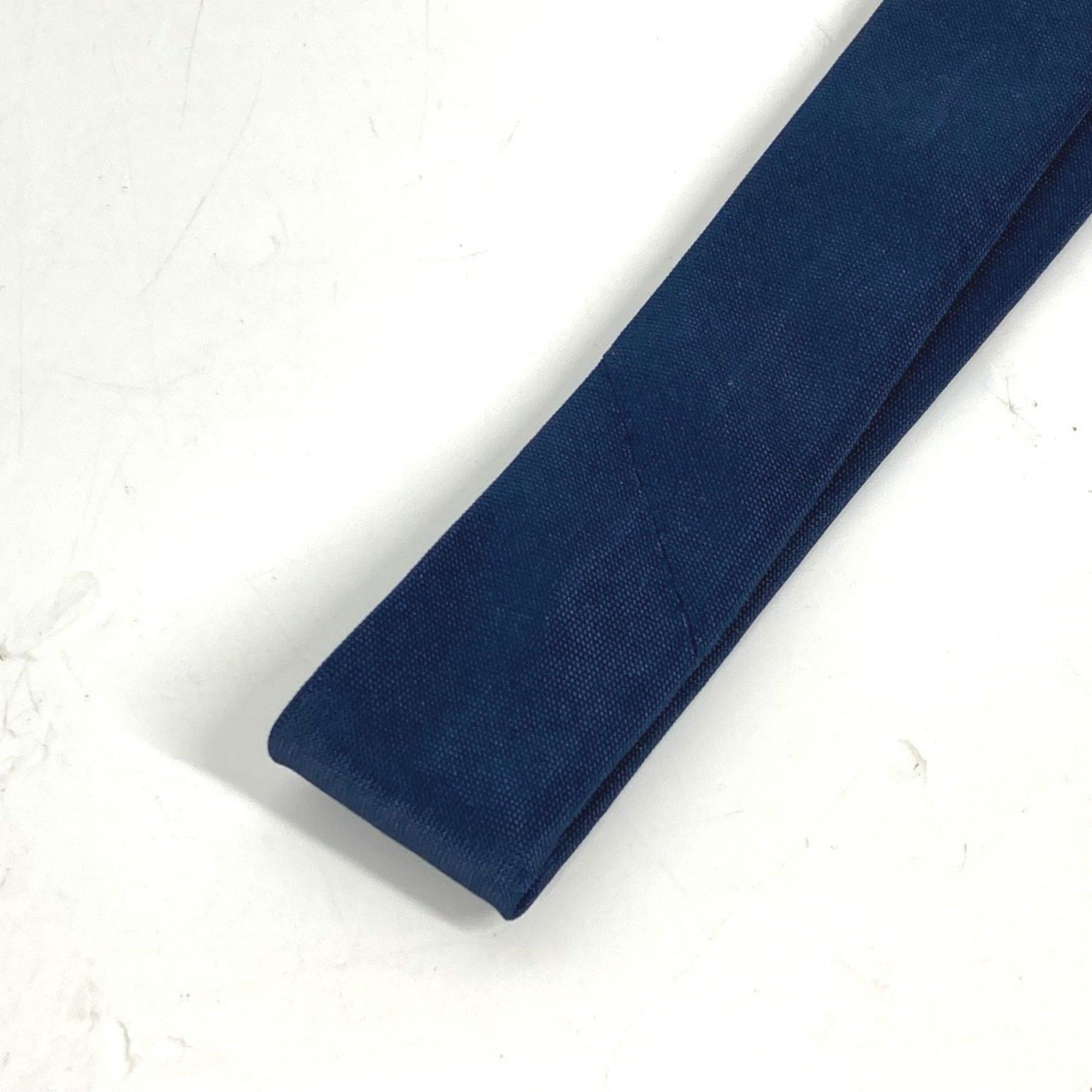Louis Vuitton LOUIS VUITTON M70220 Pochette LV Ruban Handkerchief & Tie Set Pocket Square Silk Cotton Men's Marine Navy Size ONE SIZE - 4 Thumbnail