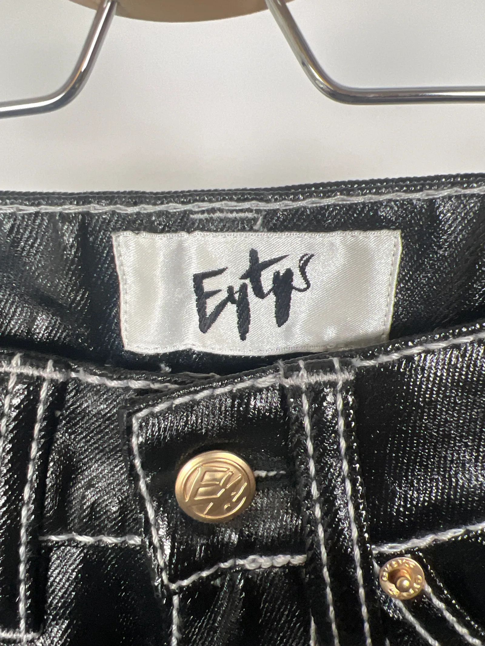 Eytys Eytys Cypress Tar Black Jeans Size 24" / US 00 / IT 34 - 4 Thumbnail