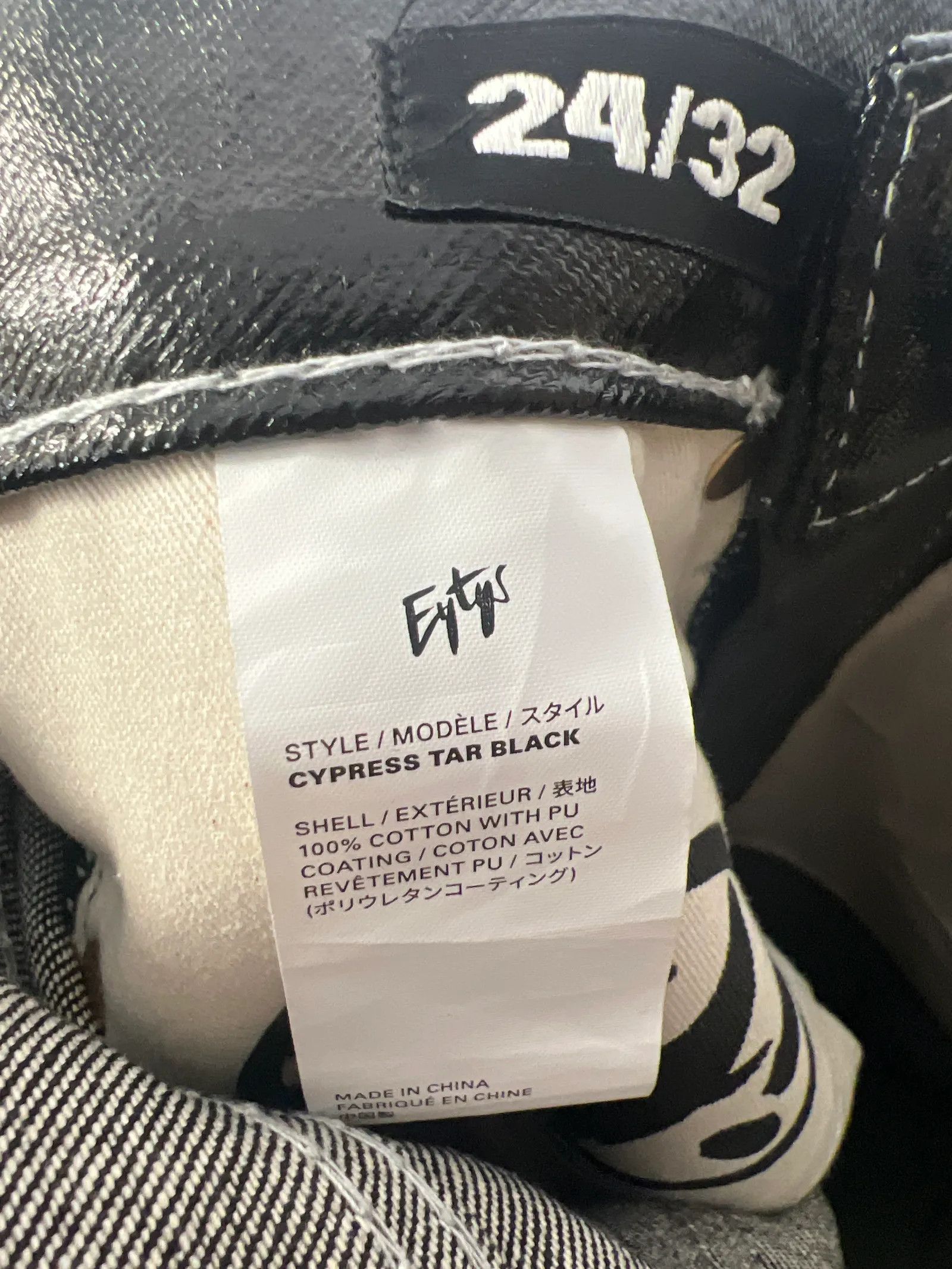 Eytys Eytys Cypress Tar Black Jeans Size 24" / US 00 / IT 34 - 5 Thumbnail