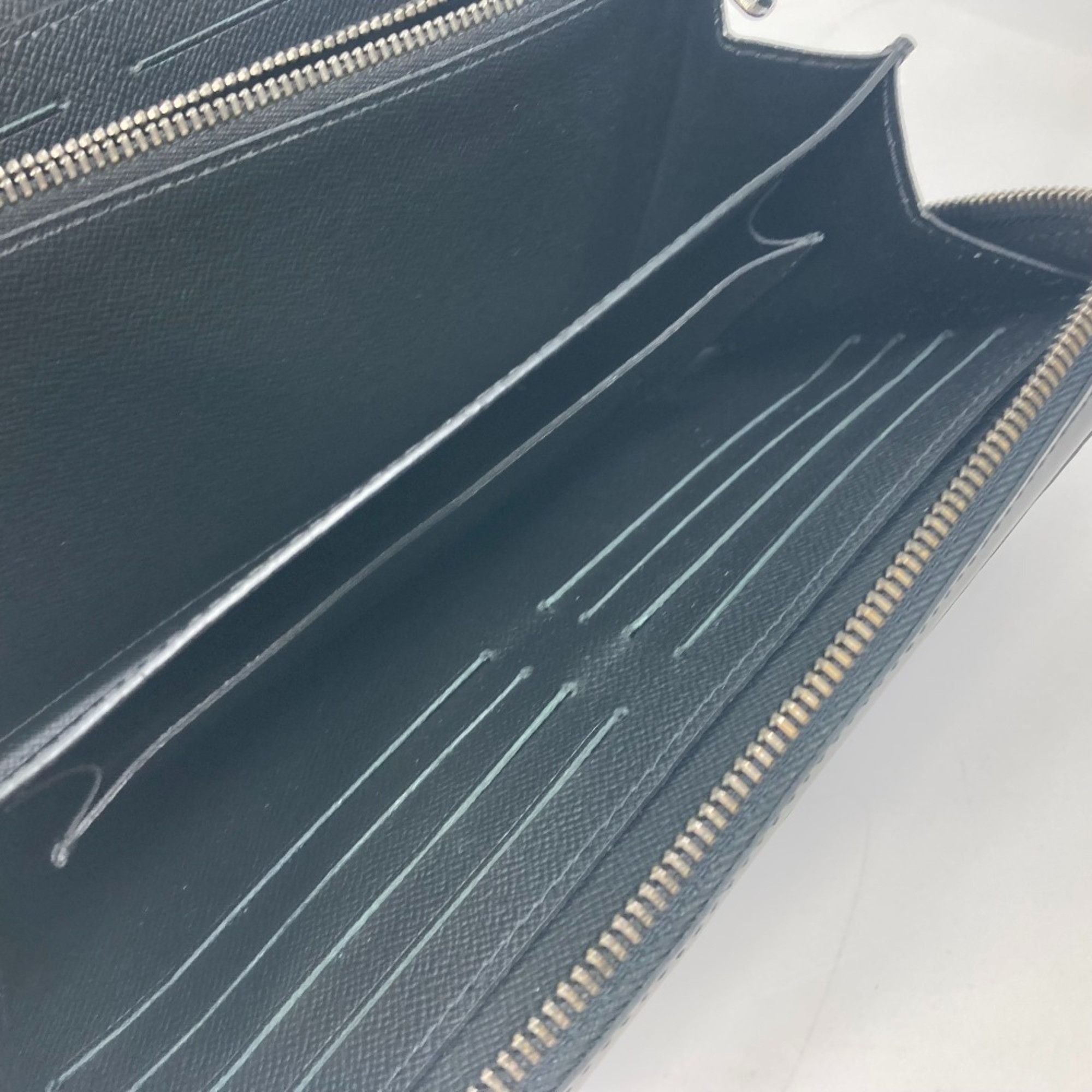 Louis Vuitton LOUIS VUITTON M61698 Monogram Eclipse Zippy XL Travel Case Round Long Wallet Canvas Men's Black Size ONE SIZE - 13 Thumbnail