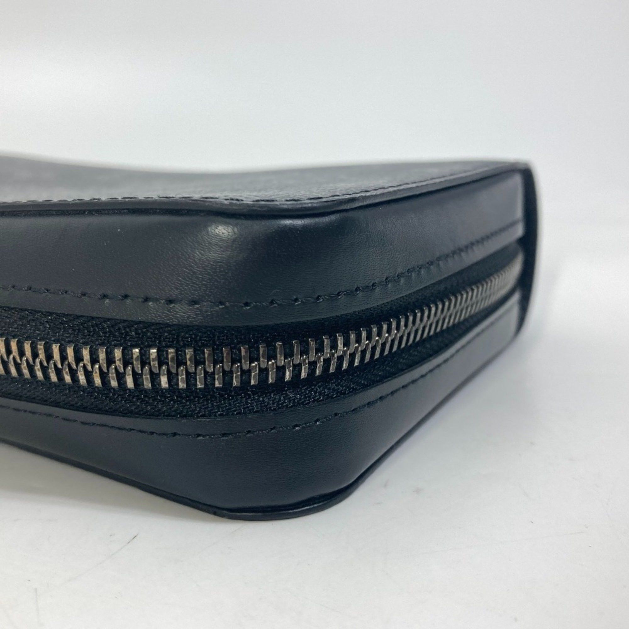 Louis Vuitton LOUIS VUITTON M61698 Monogram Eclipse Zippy XL Travel Case Round Long Wallet Canvas Men's Black Size ONE SIZE - 8 Thumbnail
