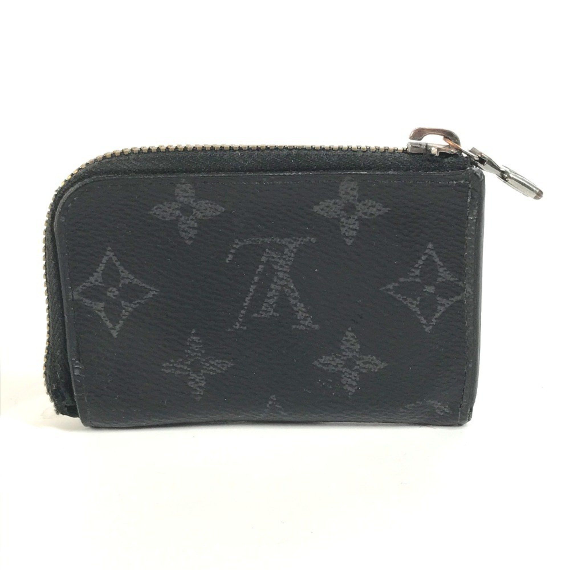 Louis Vuitton LOUIS VUITTON M63536 Monogram Eclipse Porte Monnaie Jour Wallet Coin Purse Wallet/Coin Case Canvas Men's Black Size ONE SIZE - 2 Thumbnail