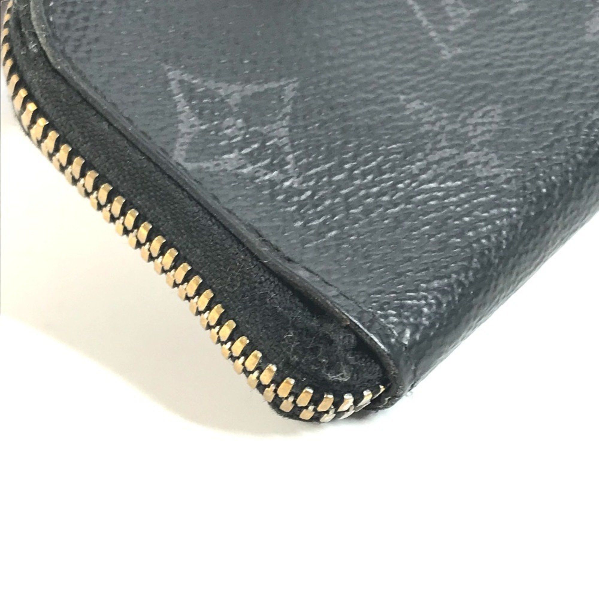 Louis Vuitton LOUIS VUITTON M63536 Monogram Eclipse Porte Monnaie Jour Wallet Coin Purse Wallet/Coin Case Canvas Men's Black Size ONE SIZE - 12 Thumbnail
