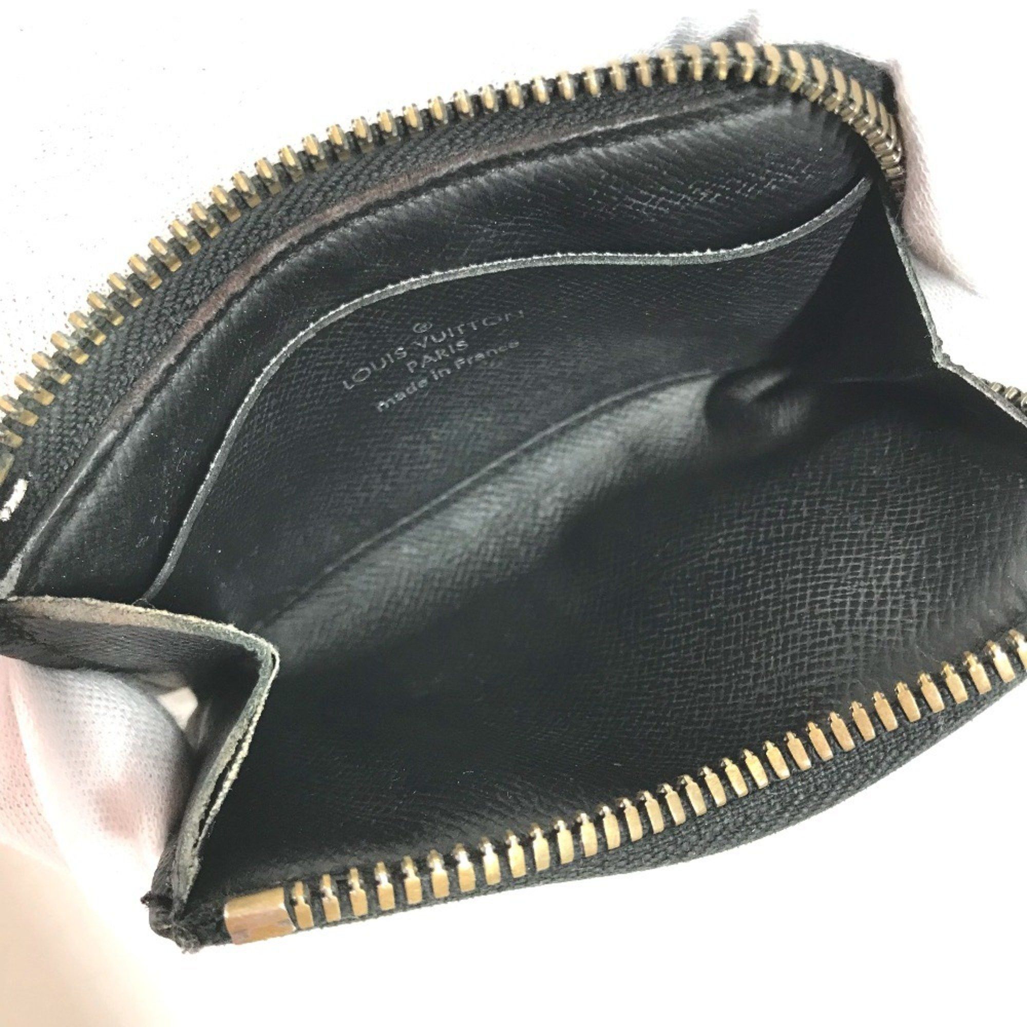 Louis Vuitton LOUIS VUITTON M63536 Monogram Eclipse Porte Monnaie Jour Wallet Coin Purse Wallet/Coin Case Canvas Men's Black Size ONE SIZE - 9 Thumbnail