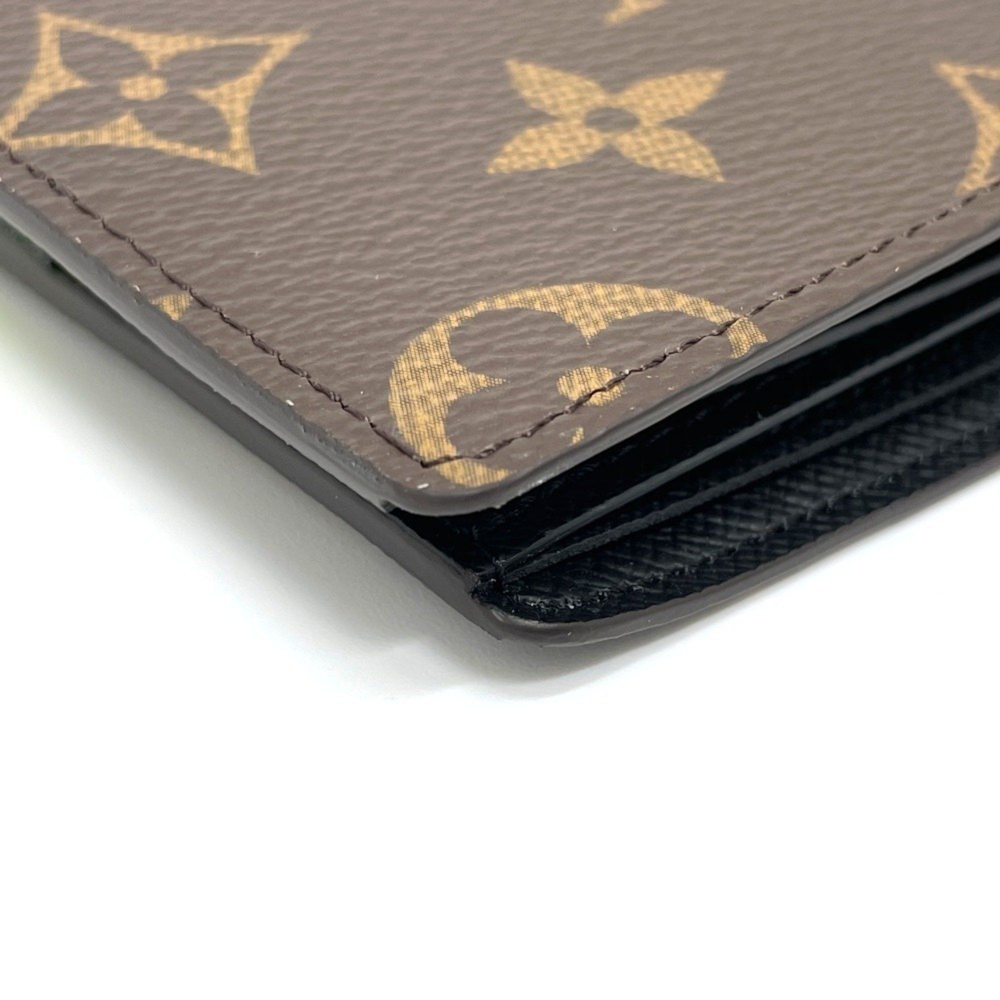 Louis Vuitton LOUIS VUITTON M80156 Animal Monogram Portefeuille Slender NM Billfold Bi-fold Wallet Canvas Men's Brown Size ONE SIZE - 7 Thumbnail