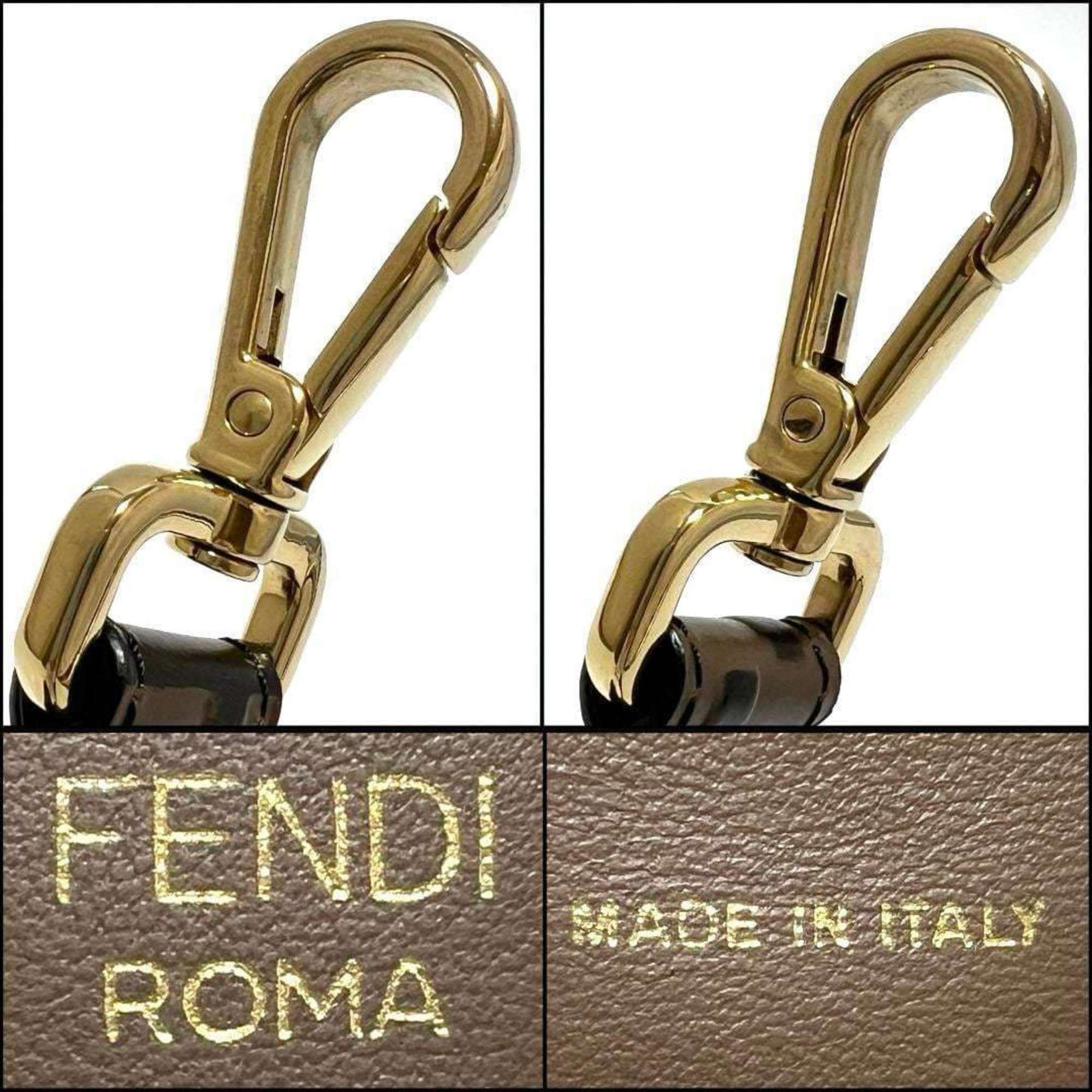 Fendi FENDI Women's and Men's Shoulder Strap You Leather Size ONE SIZE - 9 Thumbnail