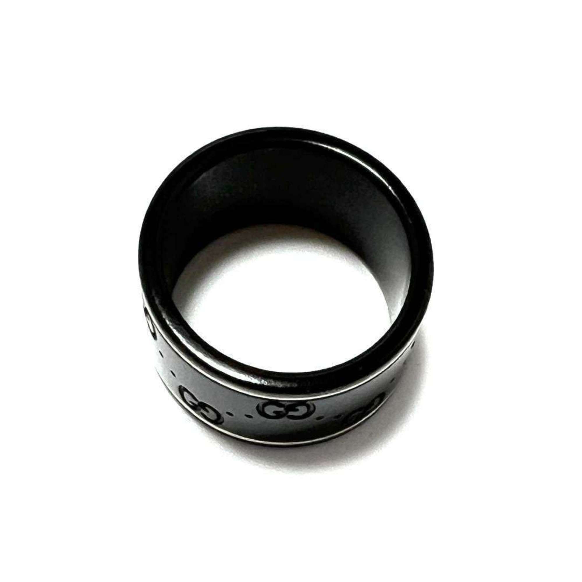Gucci GUCCI Men's Icon Ring, 18K White Gold Size ONE SIZE - 6 Thumbnail