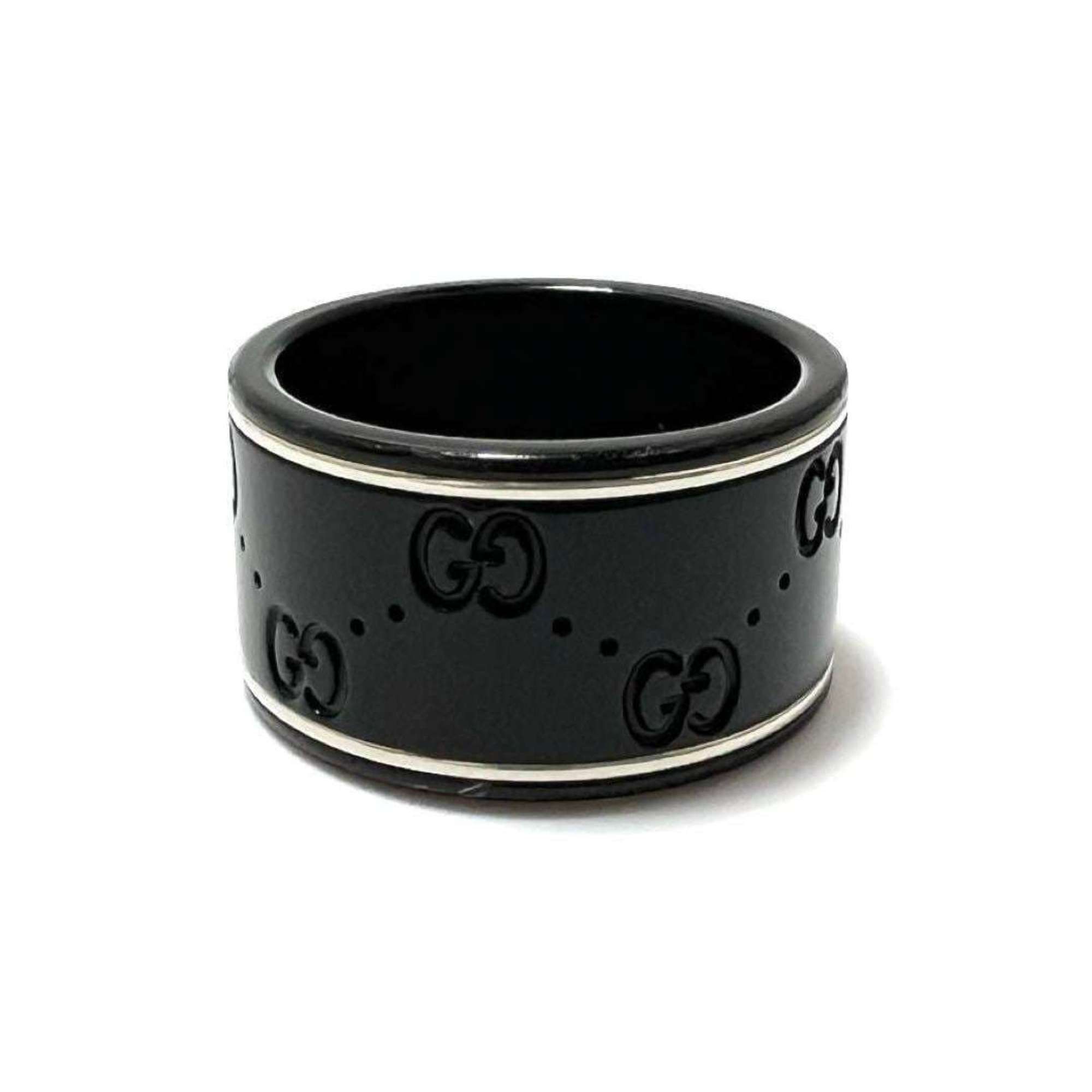 Gucci GUCCI Men's Icon Ring, 18K White Gold Size ONE SIZE - 3 Thumbnail