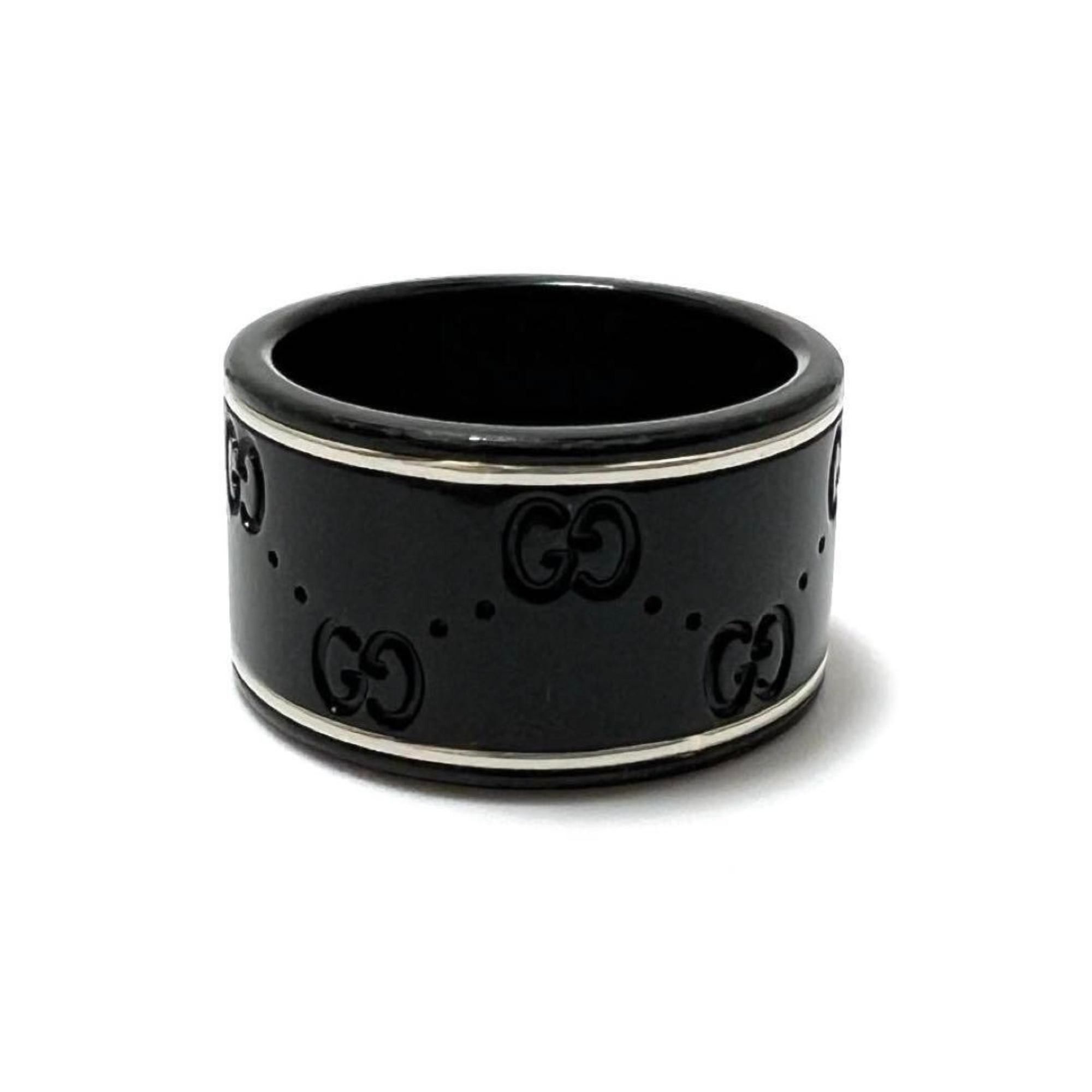 Gucci GUCCI Men's Icon Ring, 18K White Gold Size ONE SIZE - 4 Thumbnail