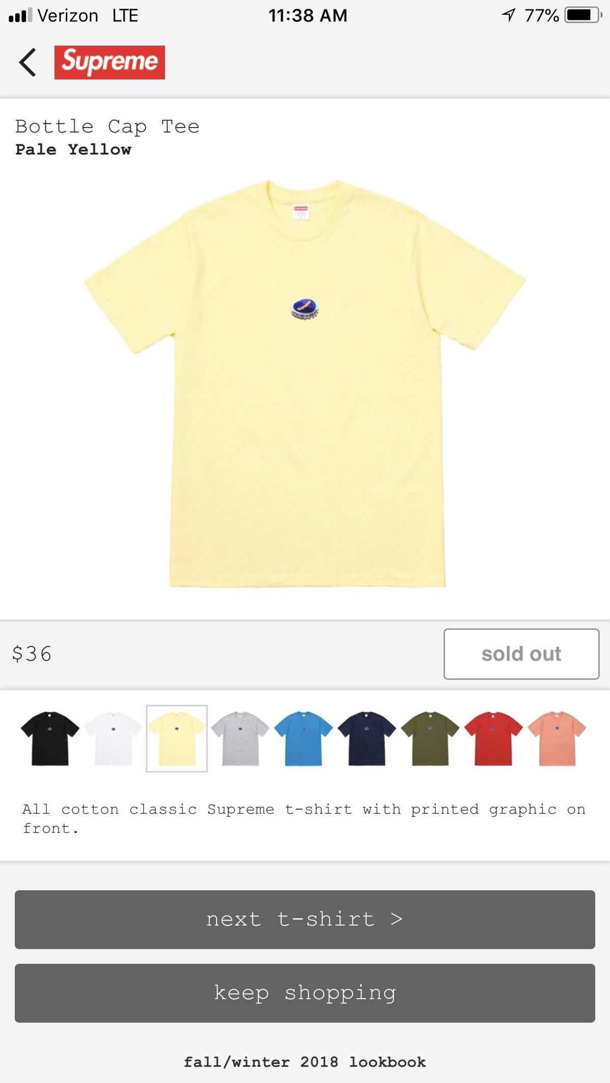 Supreme Bottle Cap Tee | Grailed