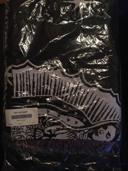 Supreme virgin mary online blanket size