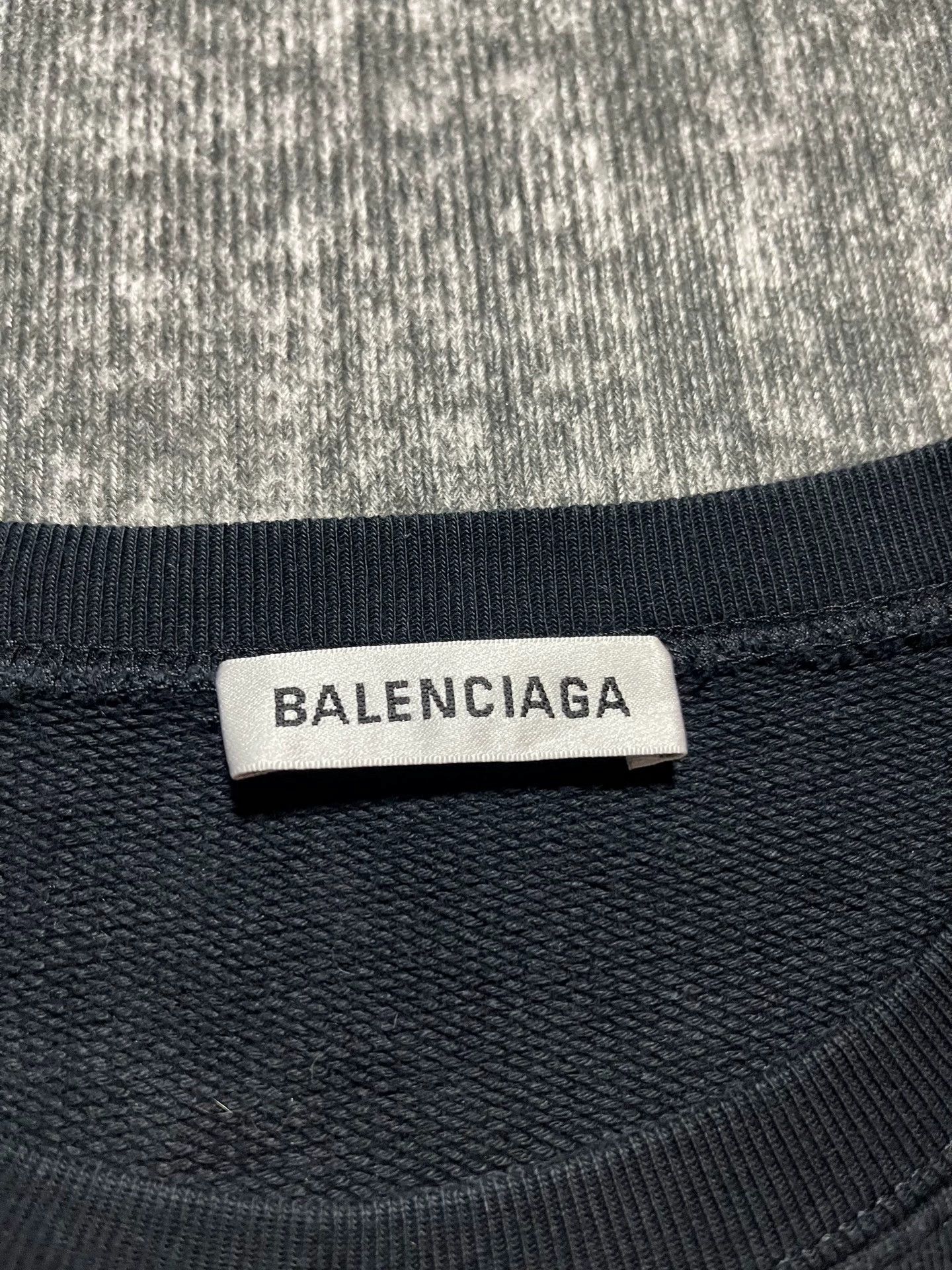 Balenciaga Balenciaga Yellow Lock Printed Black Round Neck Hoodie Size US S / EU 44-46 / 1 - 4 Thumbnail