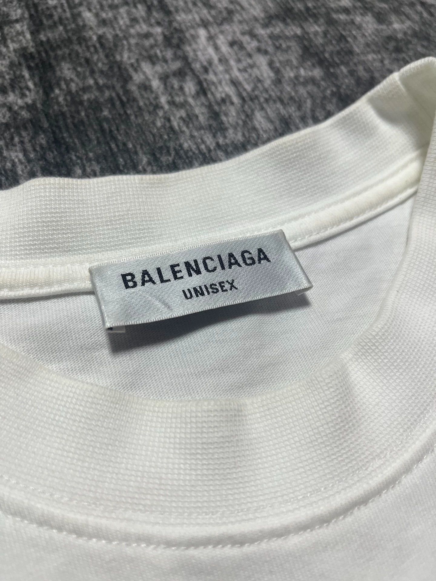 Balenciaga Balenciaga Cupid Embroidered Logo White L Short Sleeve T-shirt Size US L / EU 52-54 / 3 - 4 Thumbnail