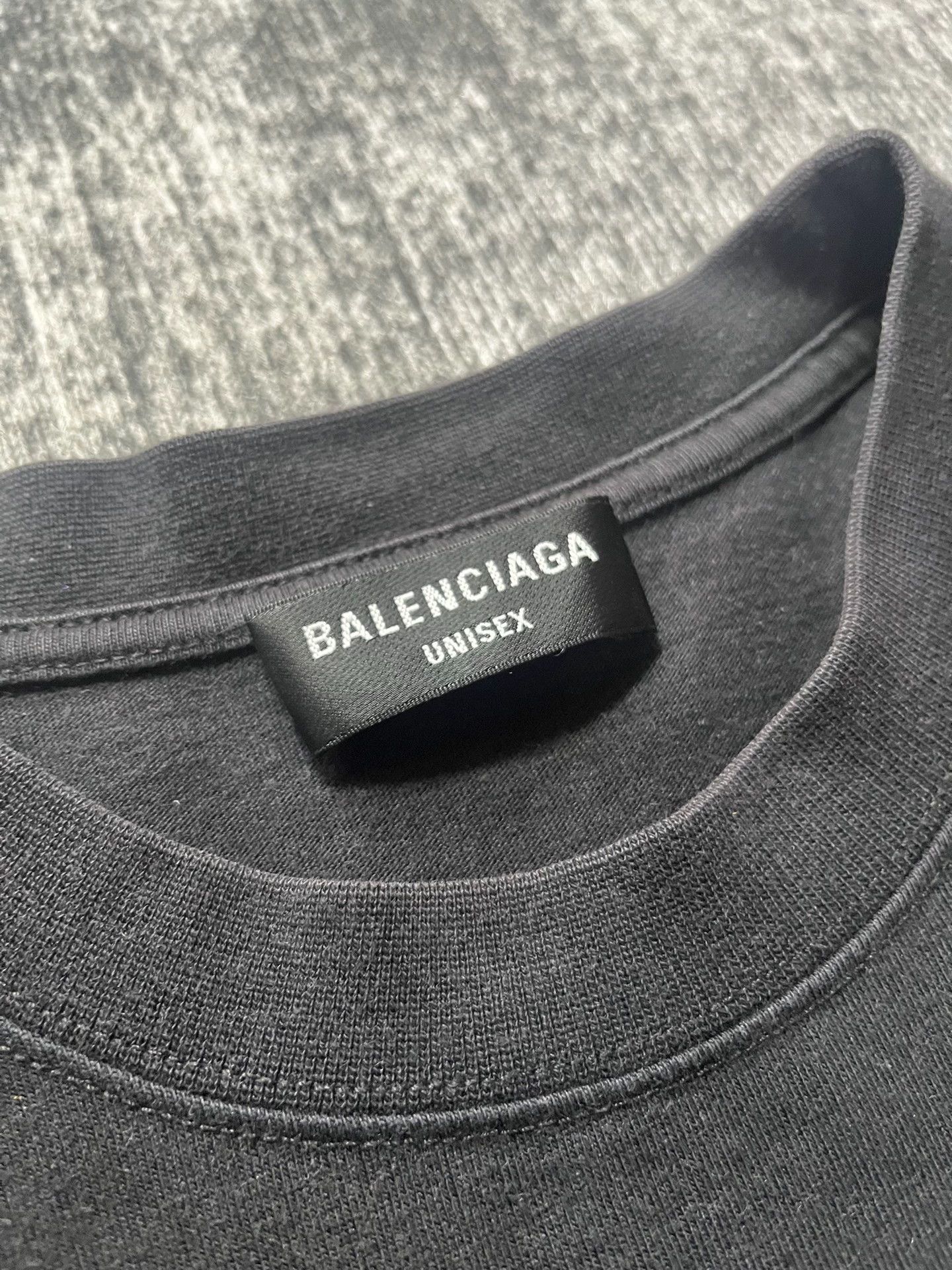 Balenciaga Balenciaga Black Jelly Logo Short Sleeve Size US M / EU 48-50 / 2 - 4 Thumbnail