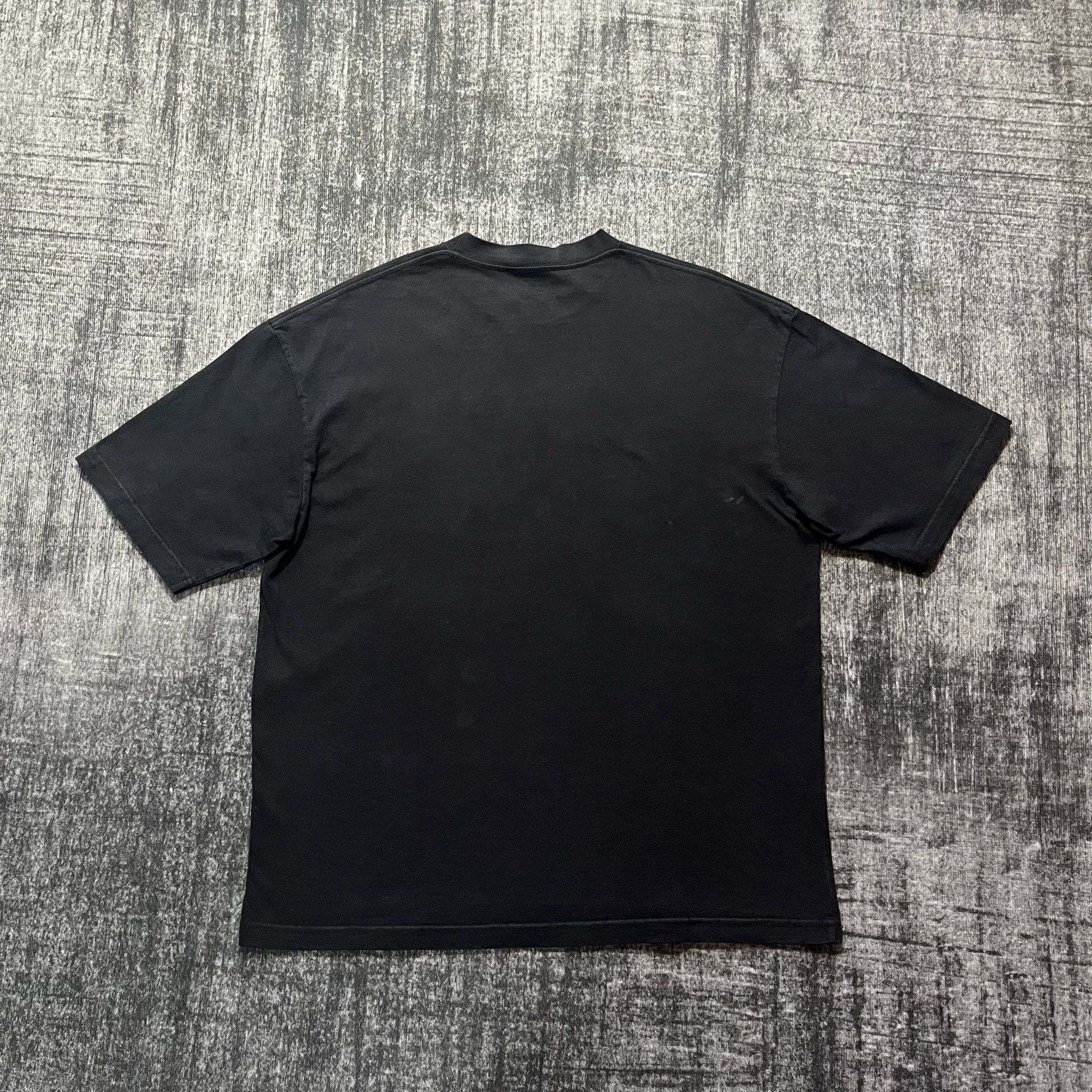 Balenciaga Balenciaga Black Jelly Logo Short Sleeve Size US M / EU 48-50 / 2 - 2 Thumbnail