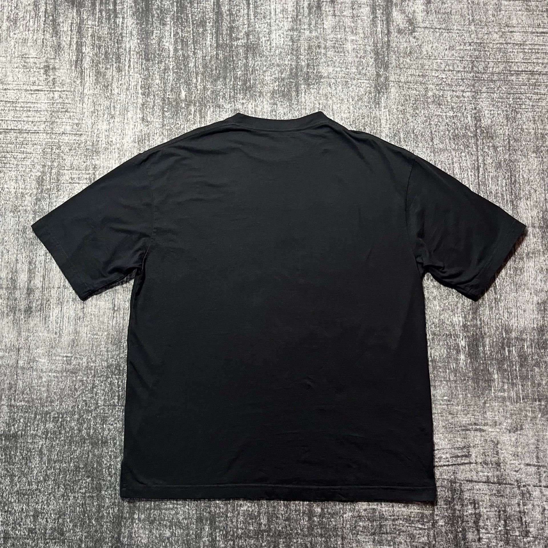 Balenciaga Balenciaga Black Seven Nation Language Short Sleeve T-shirt Size US M / EU 48-50 / 2 - 2 Thumbnail