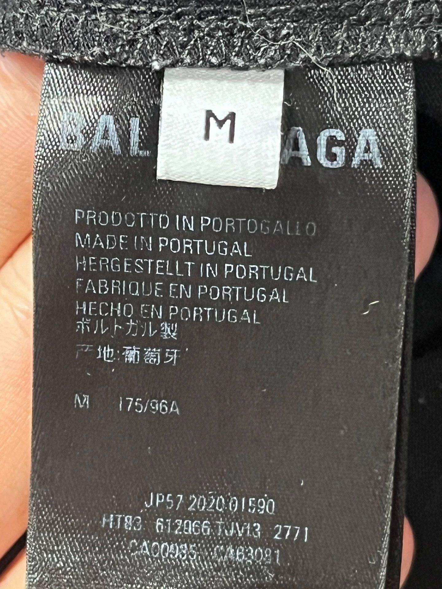 Balenciaga Balenciaga Black Seven Nation Language Short Sleeve T-shirt Size US M / EU 48-50 / 2 - 5 Thumbnail