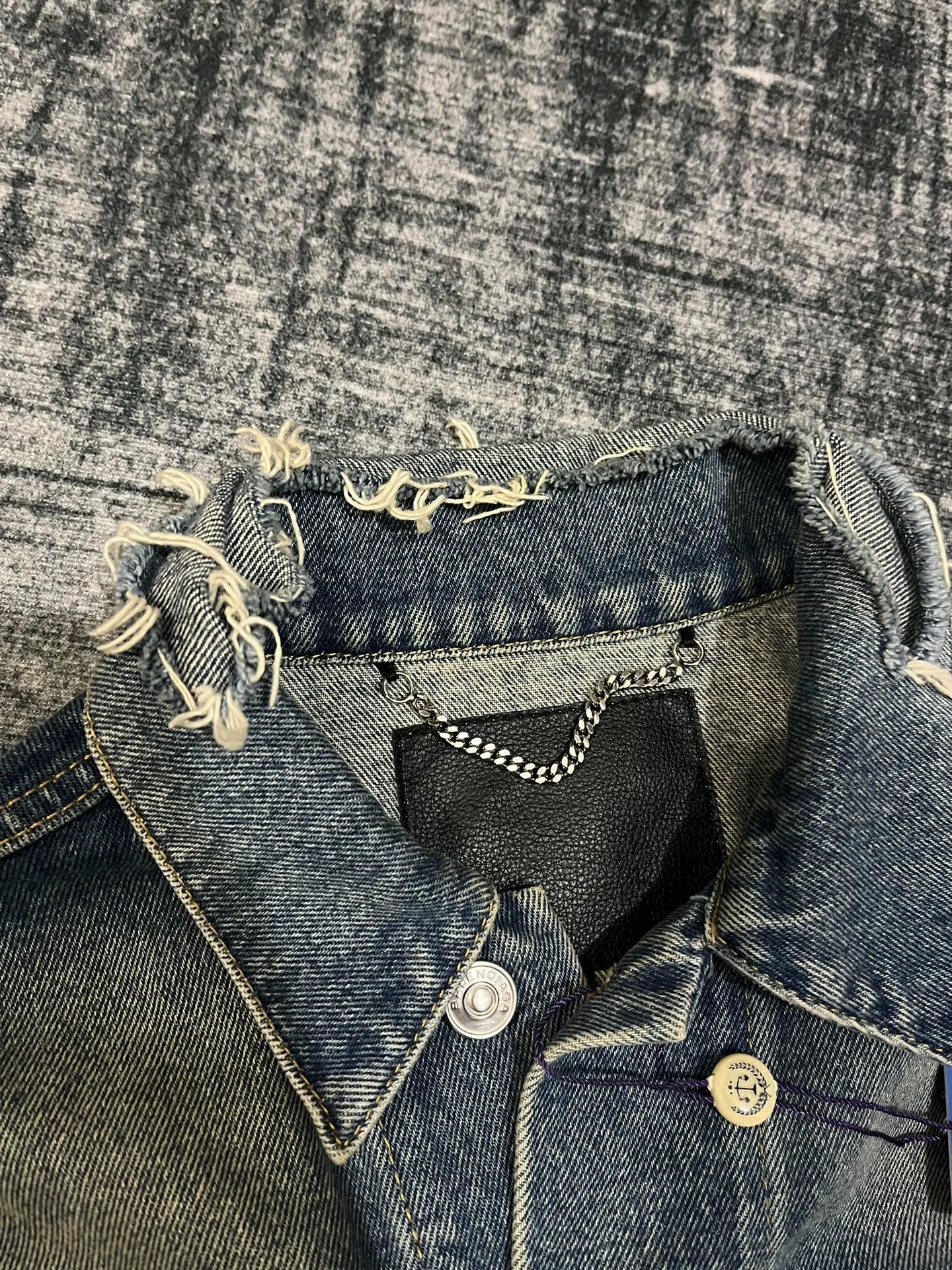 Balenciaga Balenciaga Blue Coke Denim Jacket Size US M / EU 48-50 / 2 - 4 Thumbnail