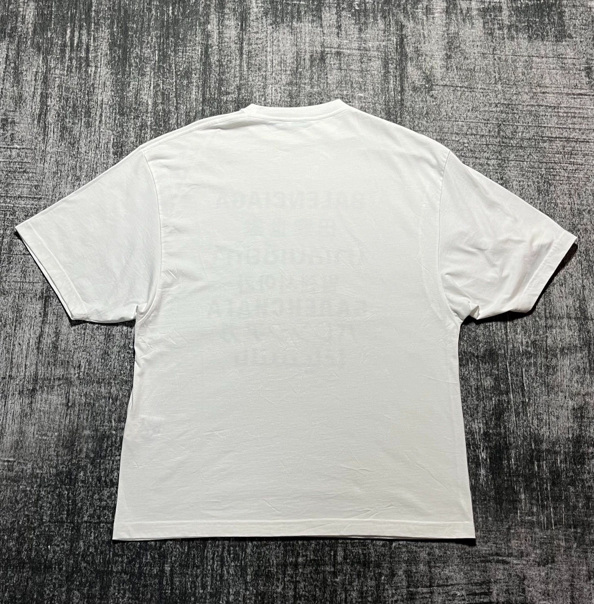 Balenciaga Balenciaga White Seven Nation Language Short Sleeve T-shirt Size US XS / EU 42 / 0 - 2 Thumbnail