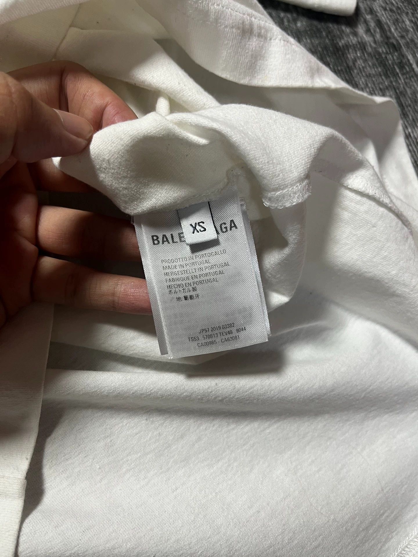 Balenciaga Balenciaga White Lock Short Sleeve Size US XS / EU 42 / 0 - 5 Thumbnail
