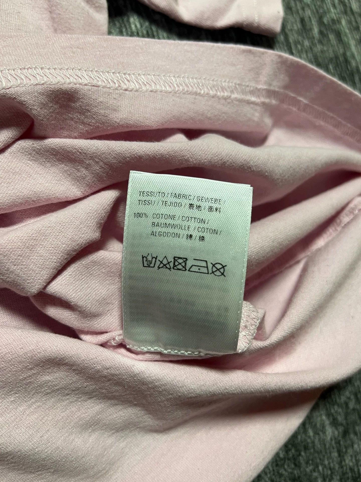 Balenciaga Balenciaga Pink Basic Small Logo Short Sleeve T-shirt Size US L / EU 52-54 / 3 - 6 Thumbnail