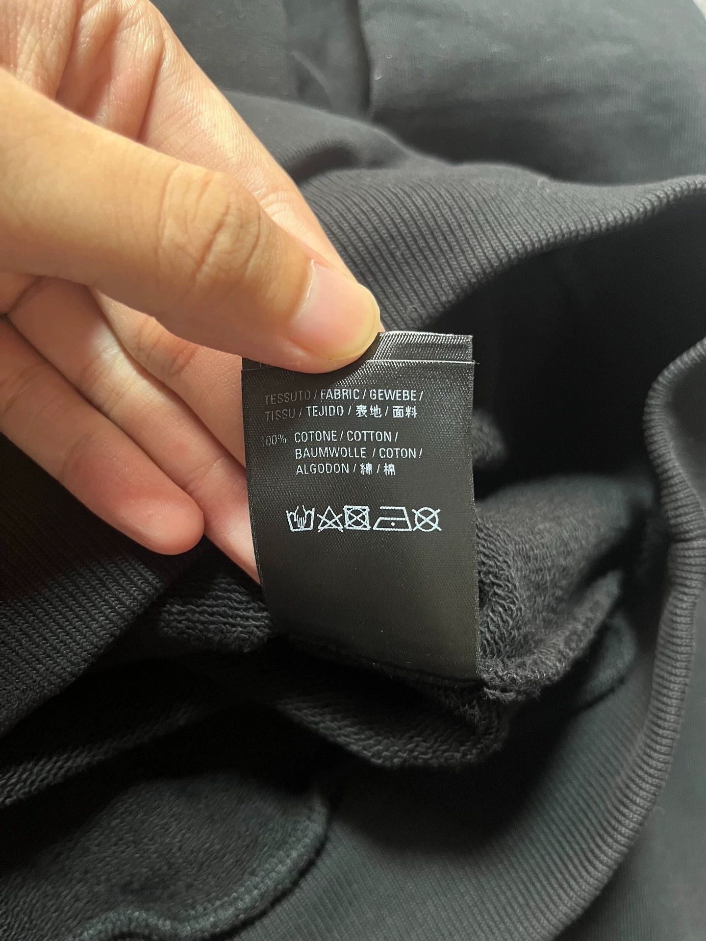 Balenciaga Balenciaga Black Double B Large Logo Long Sleeve Drawstring Hoodie Size US S / EU 44-46 / 1 - 6 Thumbnail
