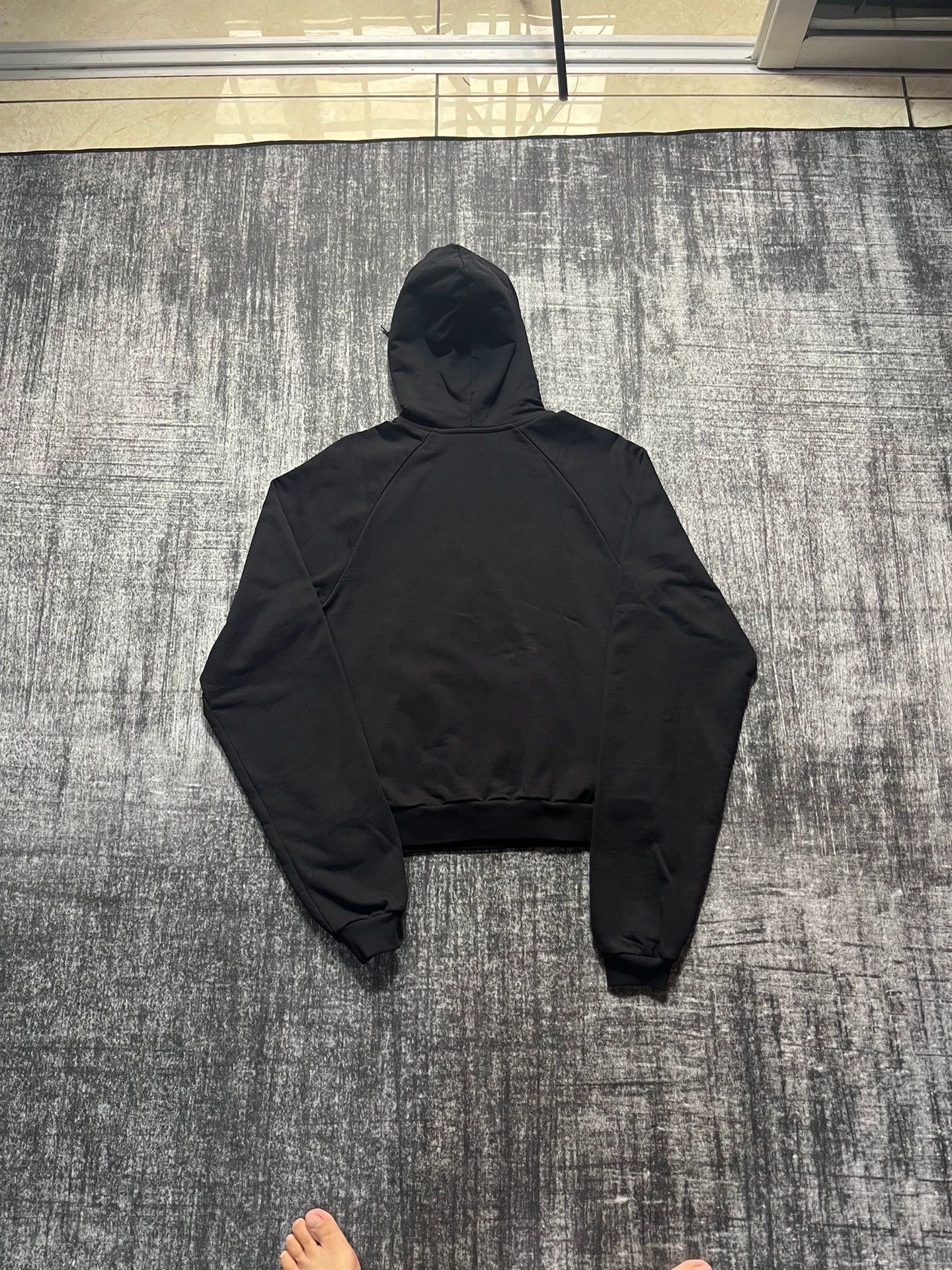 Balenciaga Balenciaga Black Double B Large Logo Long Sleeve Drawstring Hoodie Size US S / EU 44-46 / 1 - 2 Thumbnail