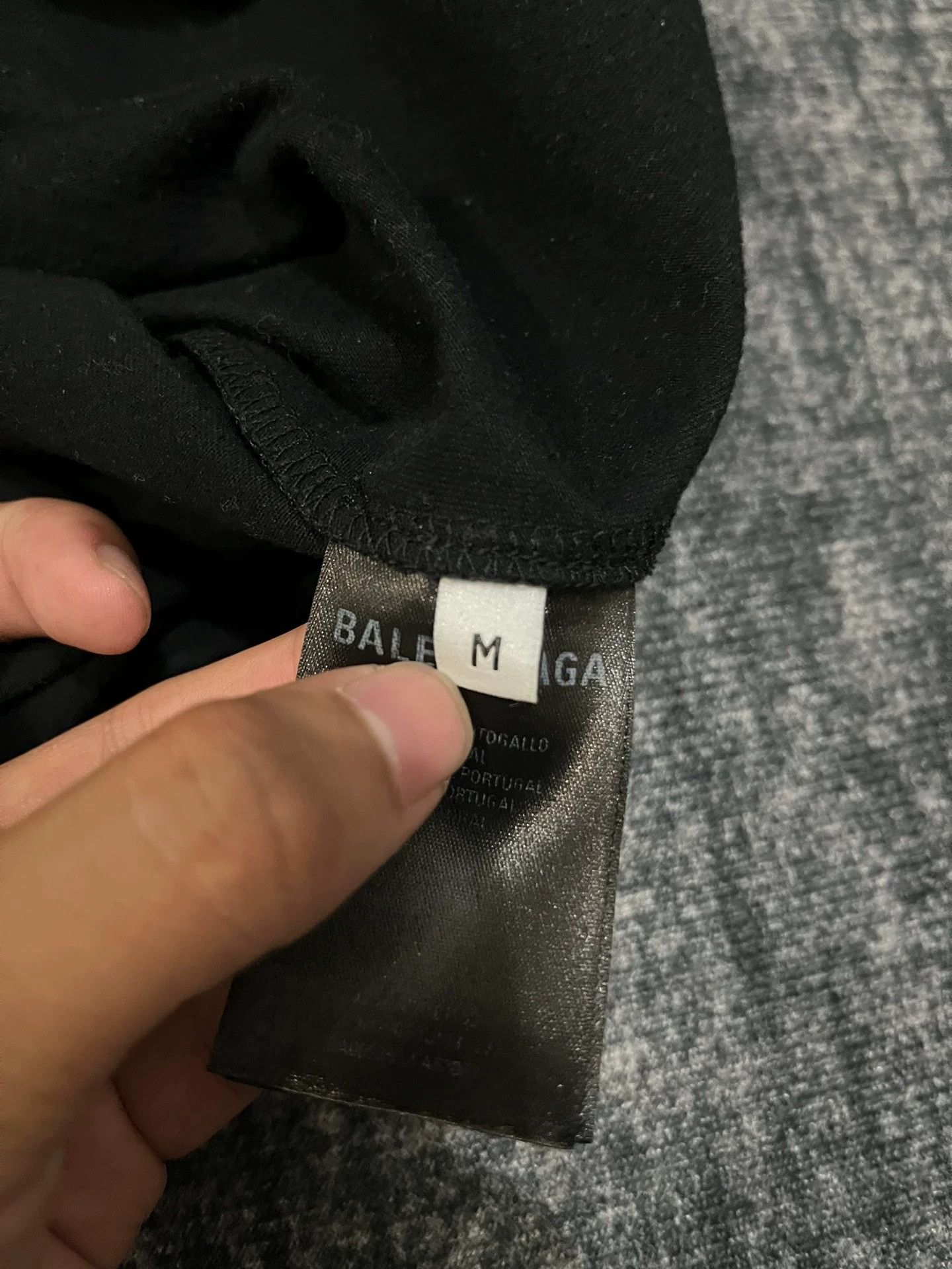 Balenciaga Balenciaga Black G7 Language Short sleeved T-shirt Size US M / EU 48-50 / 2 - 5 Thumbnail
