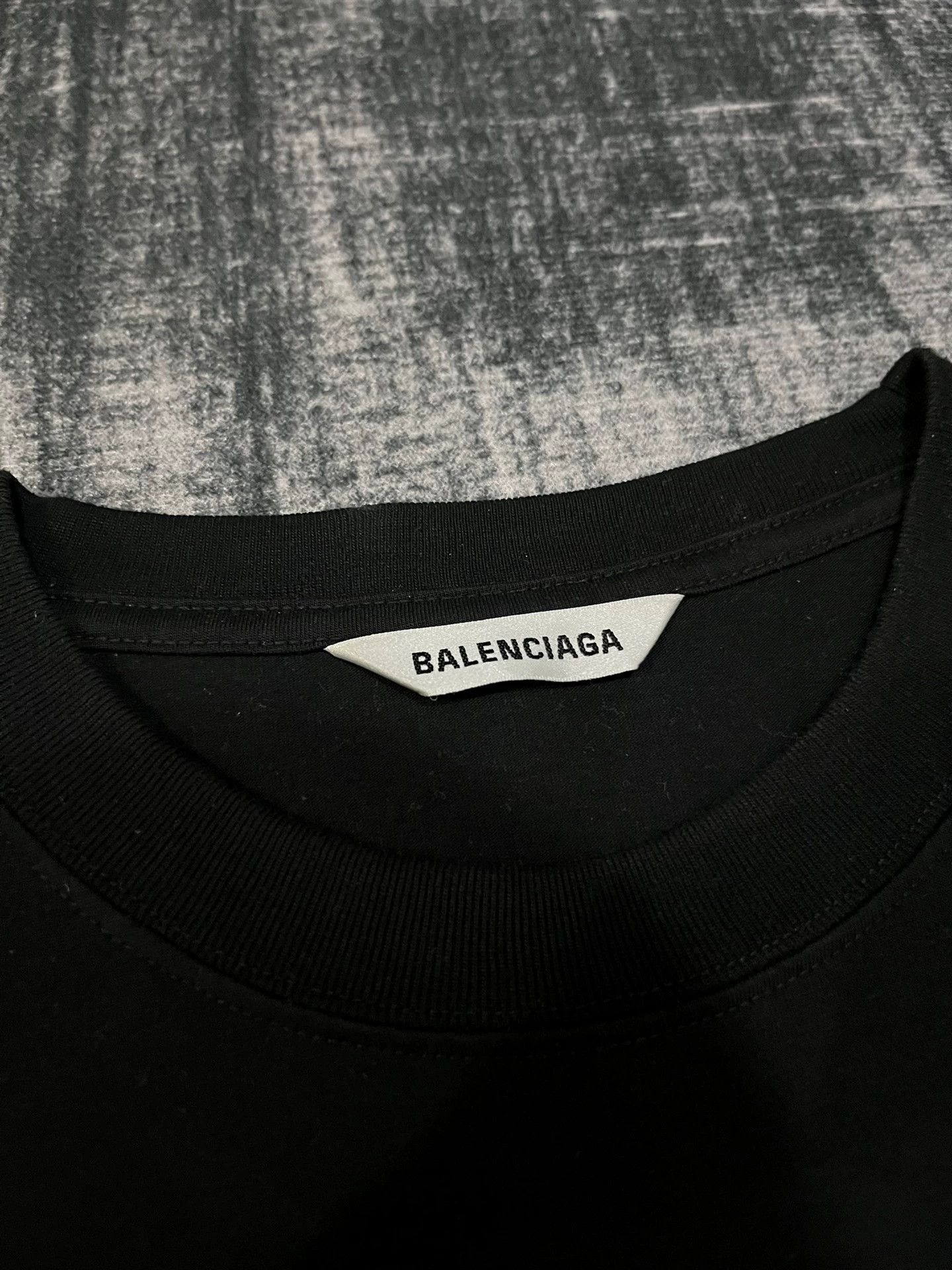 Balenciaga Balenciaga Black G7 Language Short sleeved T-shirt Size US M / EU 48-50 / 2 - 4 Thumbnail