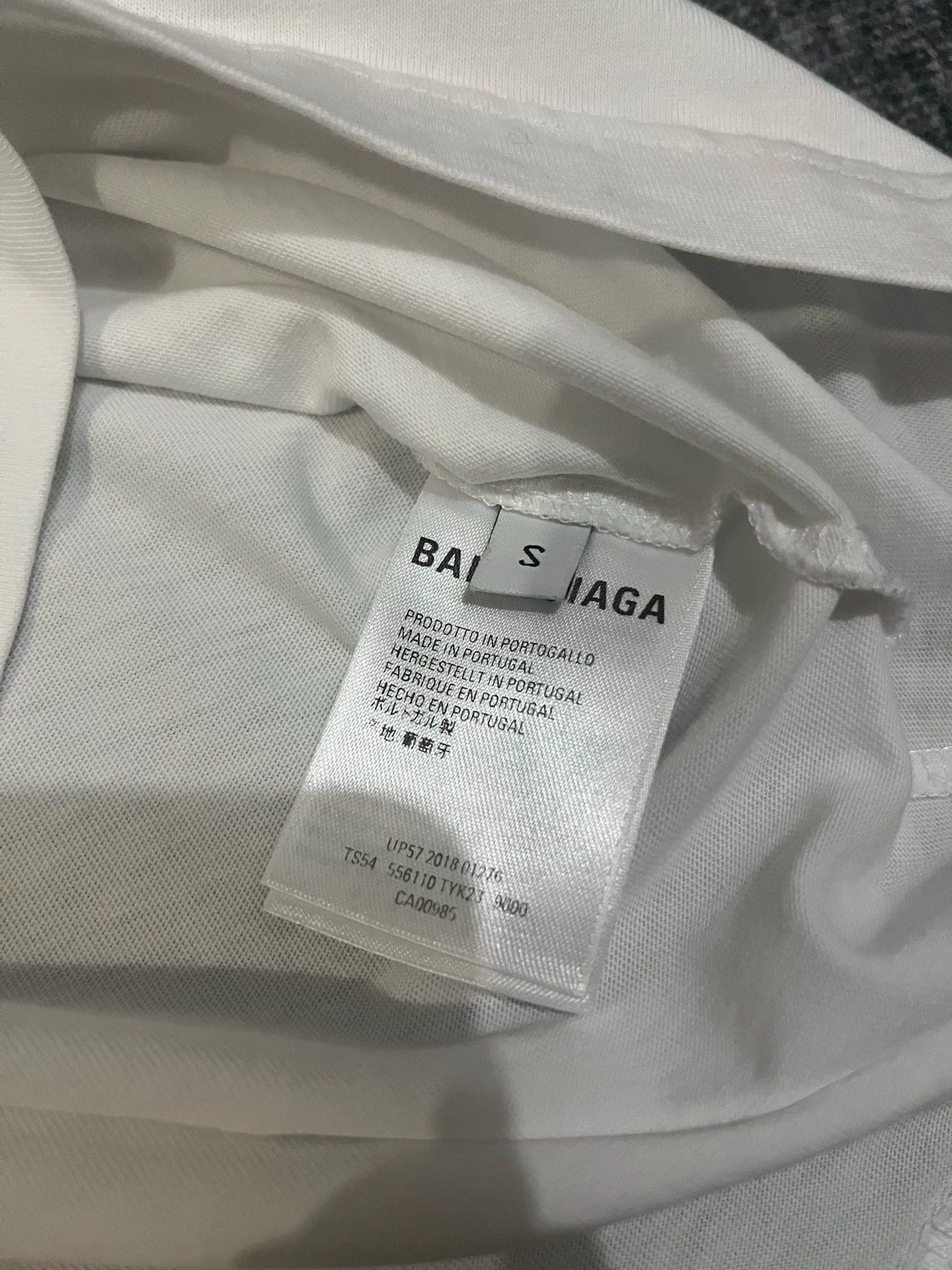 Balenciaga Balenciaga Balenciaga White Double B Basic Short Sleeve T-shirt Size US S / EU 44-46 / 1 - 5 Thumbnail