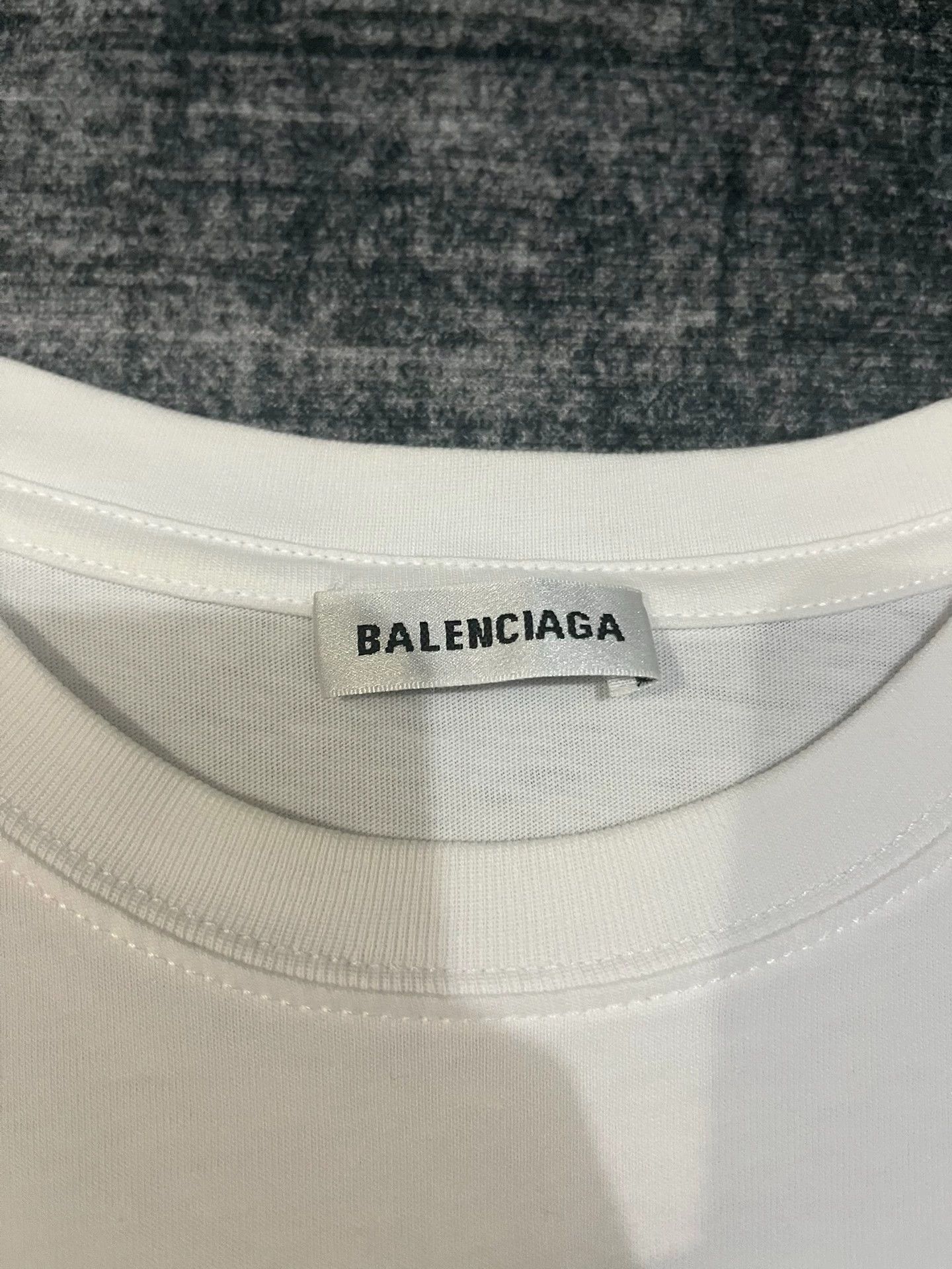 Balenciaga Balenciaga Balenciaga White Double B Basic Short Sleeve T-shirt Size US S / EU 44-46 / 1 - 4 Thumbnail