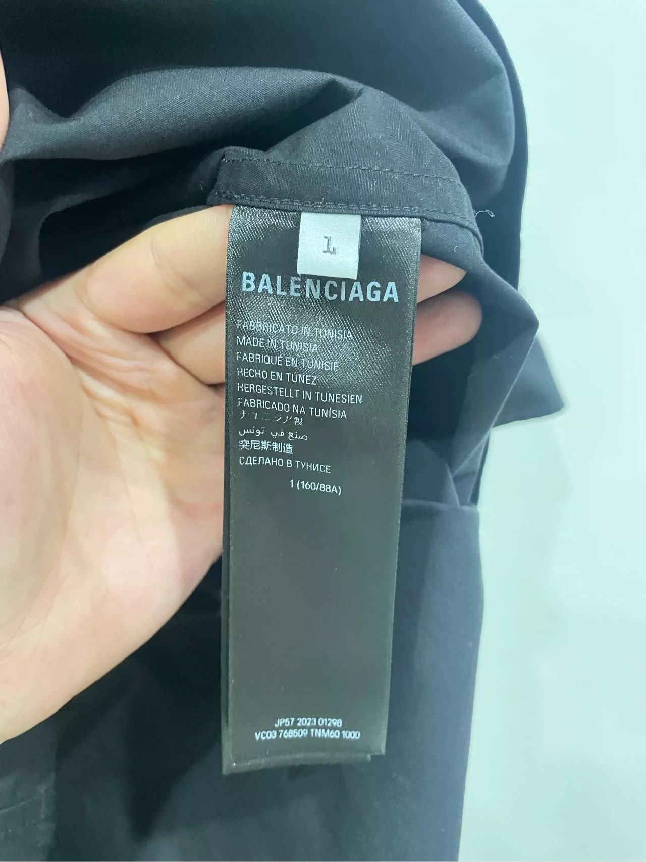 Balenciaga Balenciaga Long sleeved shirt Size US L / EU 52-54 / 3 - 3 Thumbnail