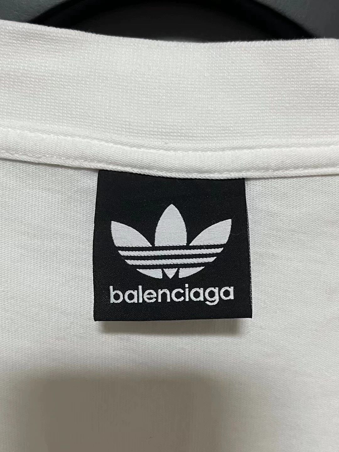 Balenciaga Balenciaga x Adidas collaboration double-sided embroidered short sleeved shirt Size US M / EU 48-50 / 2 - 4 Thumbnail