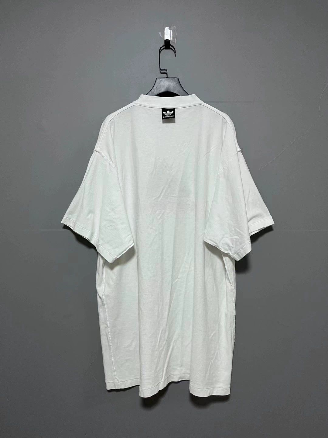 Balenciaga Balenciaga x Adidas collaboration double-sided embroidered short sleeved shirt Size US M / EU 48-50 / 2 - 2 Thumbnail