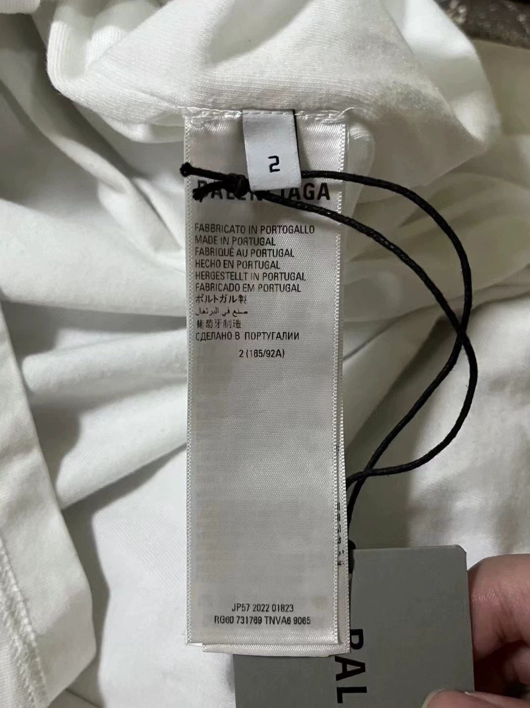 Balenciaga Balenciaga x Adidas collaboration double-sided embroidered short sleeved shirt Size US M / EU 48-50 / 2 - 5 Thumbnail