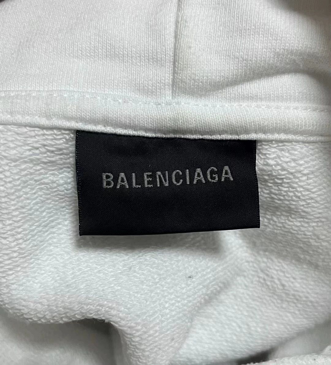 Balenciaga Balenciaga new splashed ink double-B hoodie Size US S / EU 44-46 / 1 - 3 Thumbnail