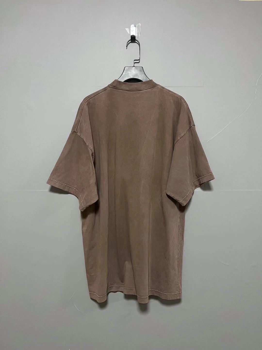 Balenciaga Balenciaga washed vintage khaki Batman logo short sleeved shirt Size US S / EU 44-46 / 1 - 2 Thumbnail