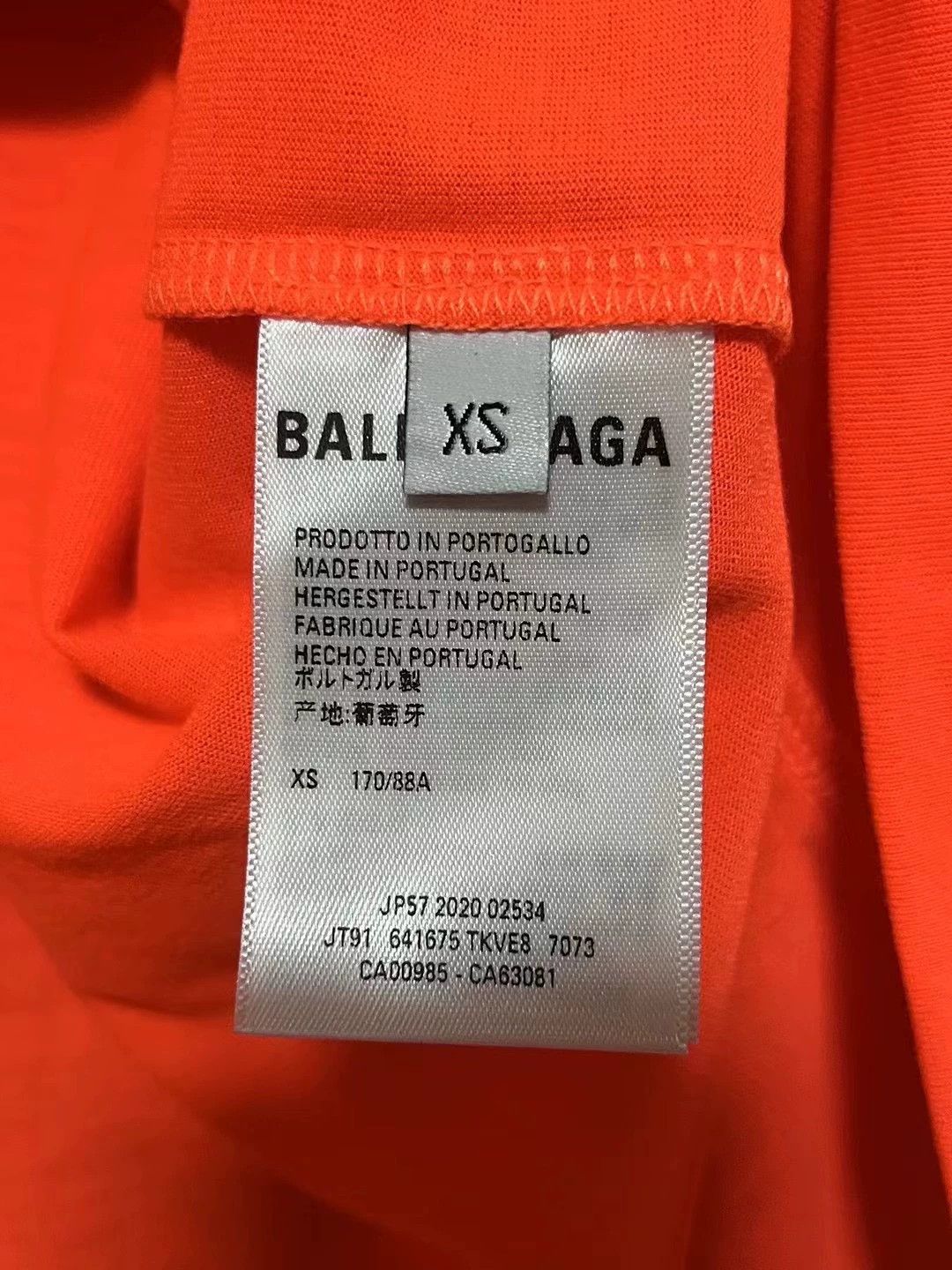 Balenciaga Balenciaga Orange Cola Short Sleeves Size US XS / EU 42 / 0 - 4 Thumbnail