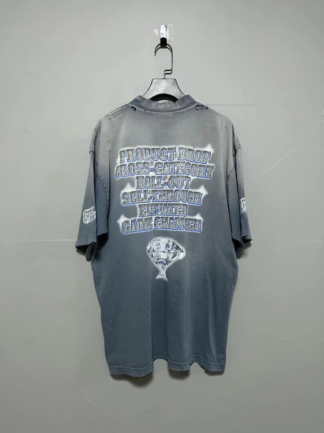 Balenciaga Balenciaga new vintage diamond short sleeved shirt Size US S / EU 44-46 / 1 - 2 Thumbnail