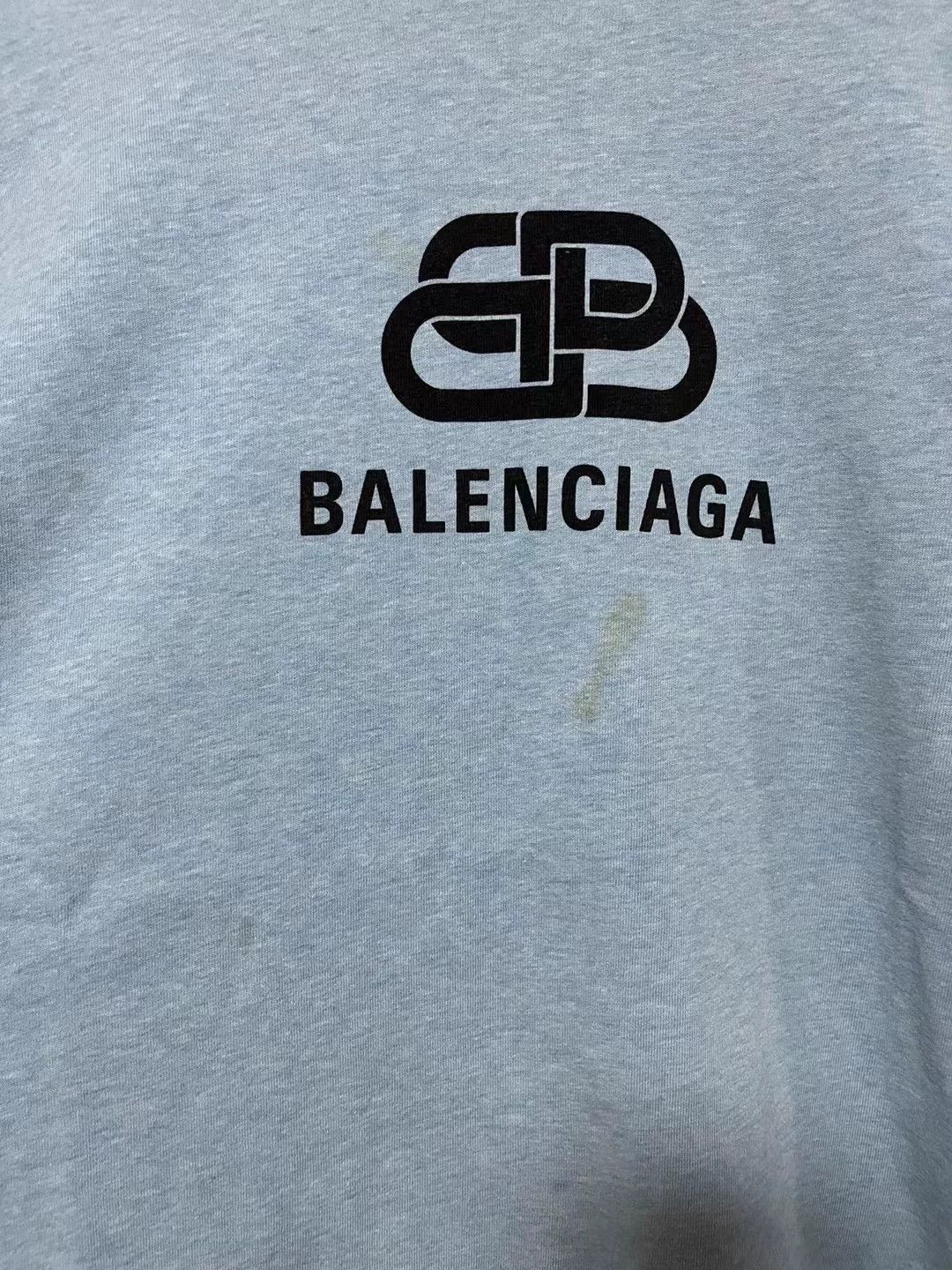 Balenciaga Balenciaga Haze Blue Lock Short Sleeve Size US S / EU 44-46 / 1 - 5 Thumbnail
