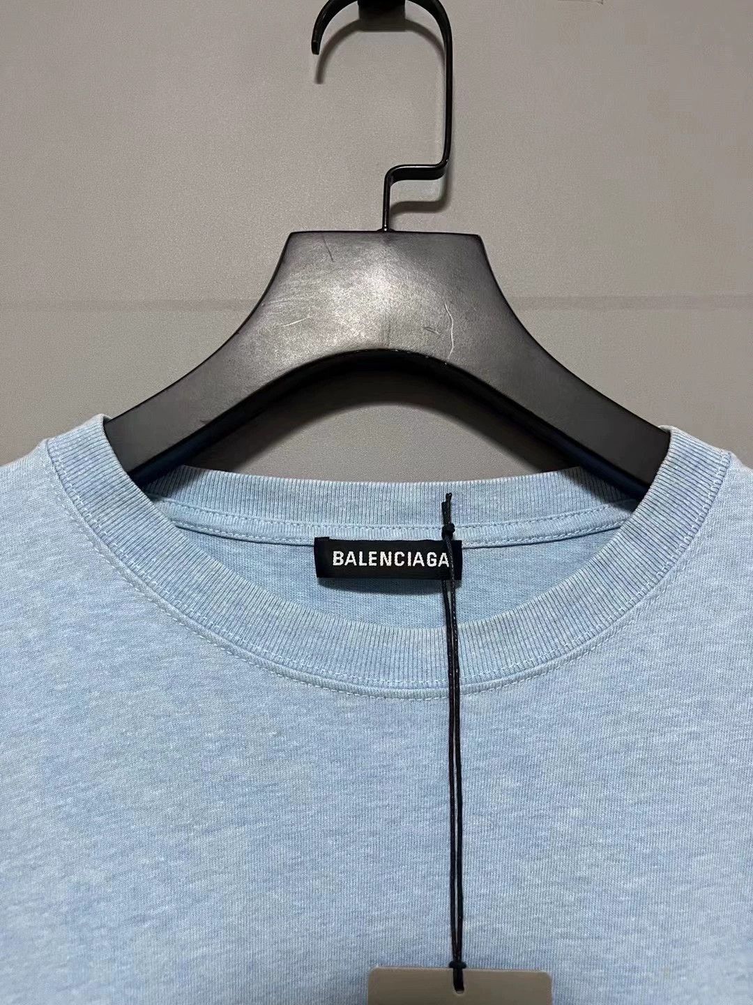 Balenciaga Balenciaga smog blue cola short sleeved shirt Size US M / EU 48-50 / 2 - 3 Thumbnail